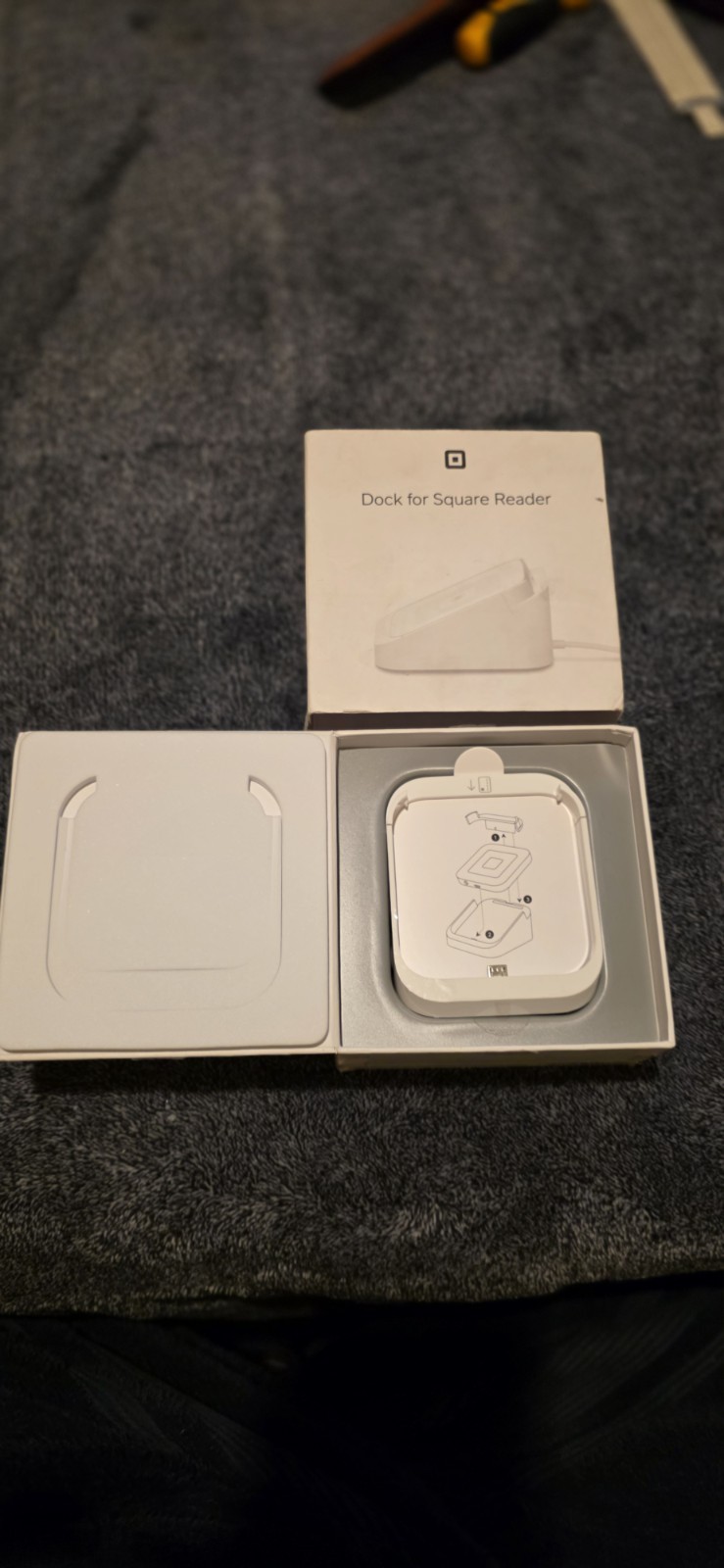 Square Dock Stand Contactless & Chip Reader 1st Gen Micro USB Stand A-SKU-0120