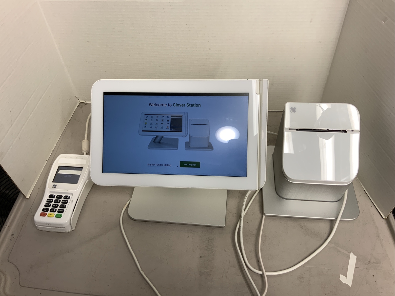 Clover 1.0 POS System w/ Printer C100 + P100 & Keypad (Merchant Locked) #18