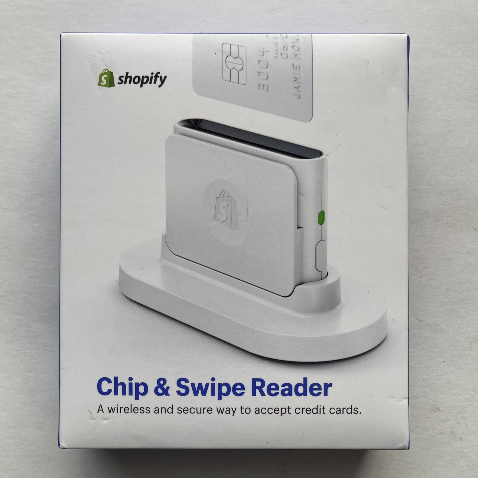 Shopify Chip & Swipe Reader – Wireless Accept Credit Cards- Never used with Box