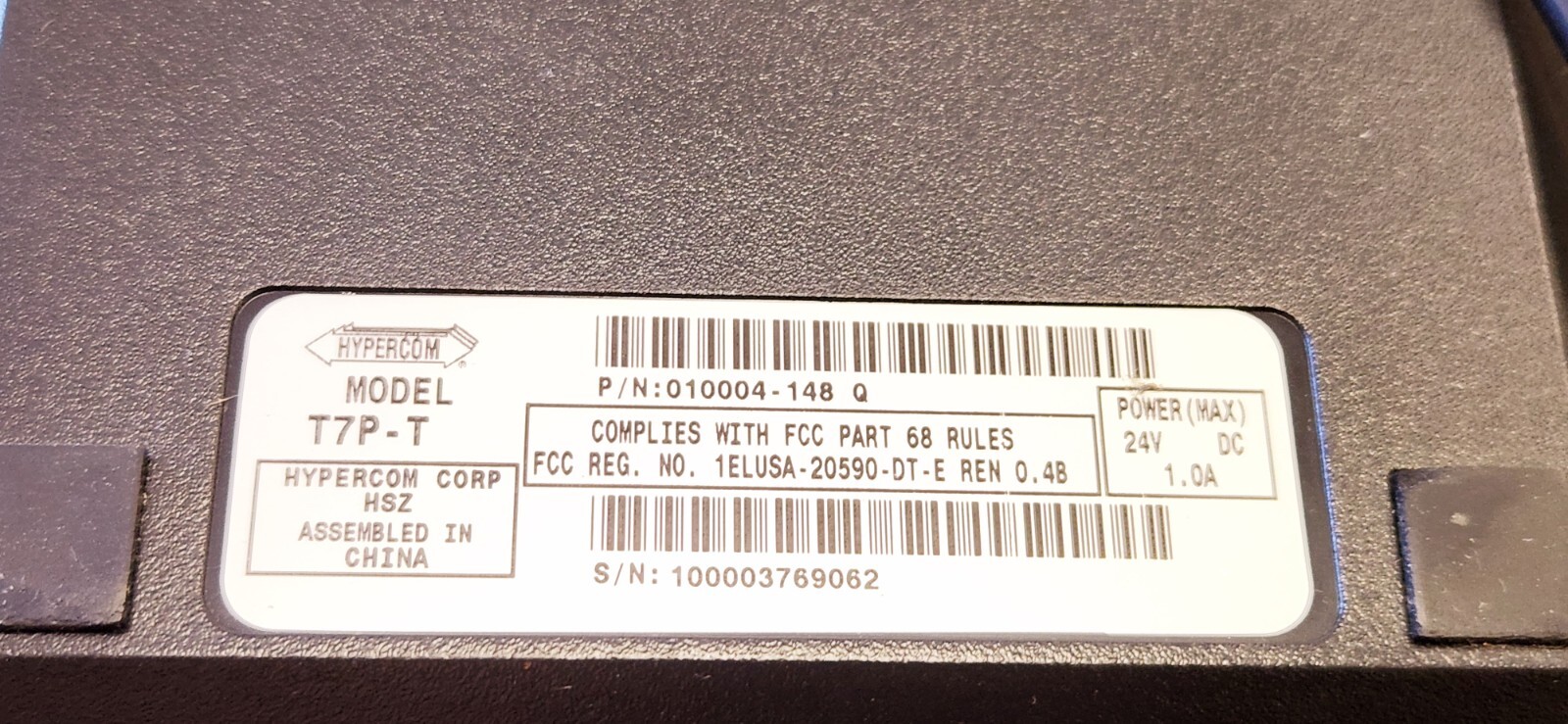 HYPERCOM T7P-T & VERIFONE VX570 POS CREDIT CARD READERS LOT (USED)