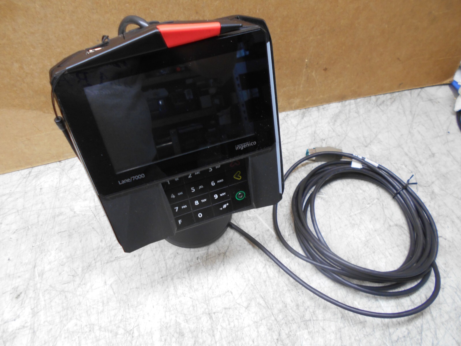 Ingenico Lane 7000 Card Terminal With Stand and Cable LAN700-USBLU21A see detail