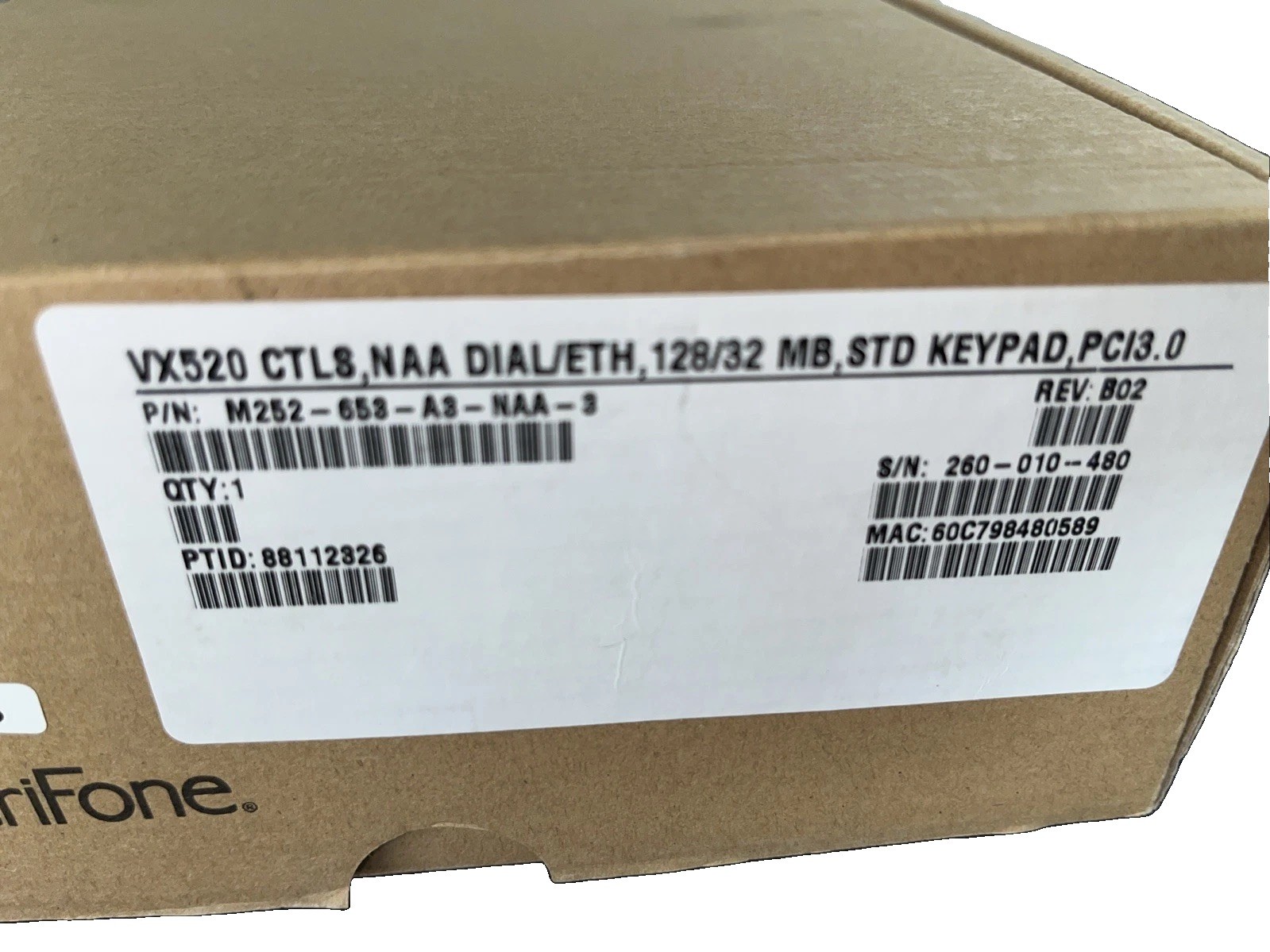 VeriFone VX820 192MB Keypad Payment Terminal VX520 LOT *NEW*
