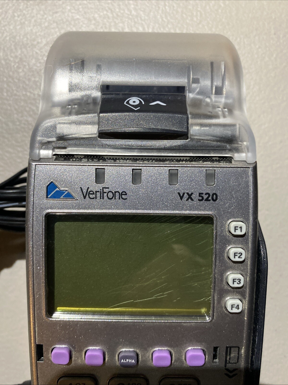 Verifone VX520 VX 520 Credit Card Machine Terminal Reader Unit Wired Power Cord