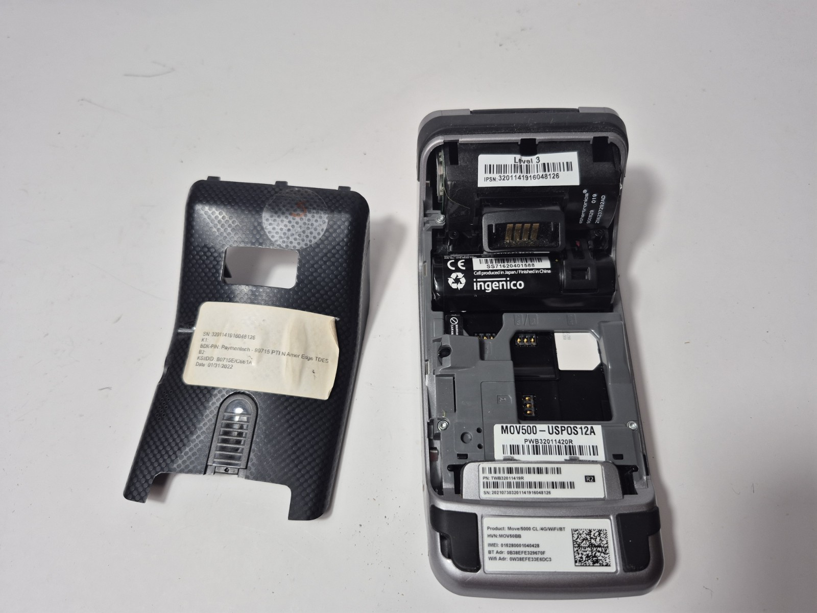 Ingenico Move/5000 Credit Card Terminal For Parts