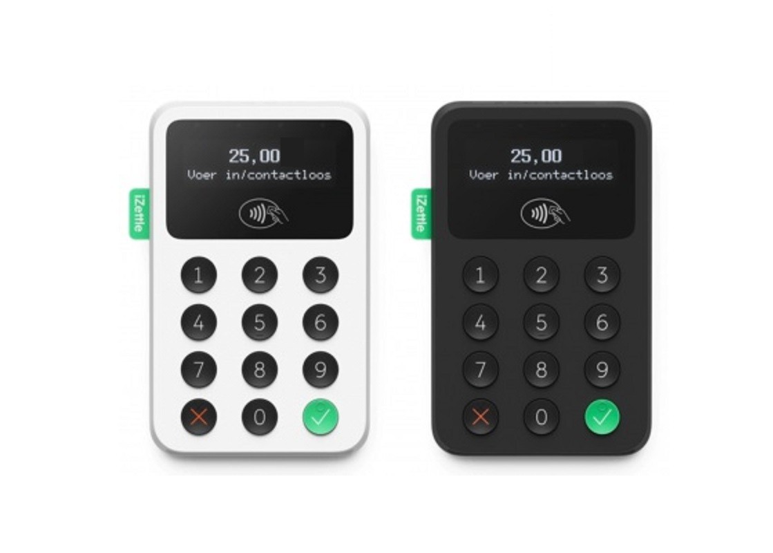 Lot of 2 – Zettle Reader 2 – PayPal Wireless POS Tap & Chip w/ charger cable