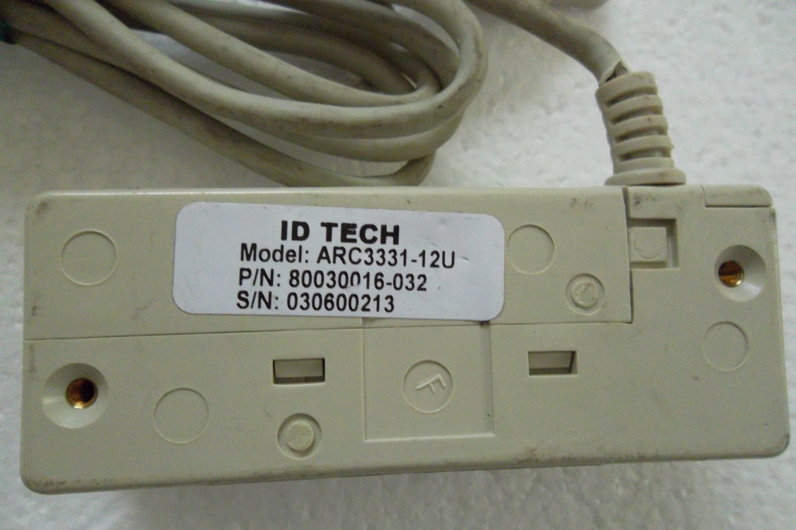LOT-5 ID Tech Magnetic Stripe Card Reader Track 1 &2 USB ARC3331-12U IDT3331-12U