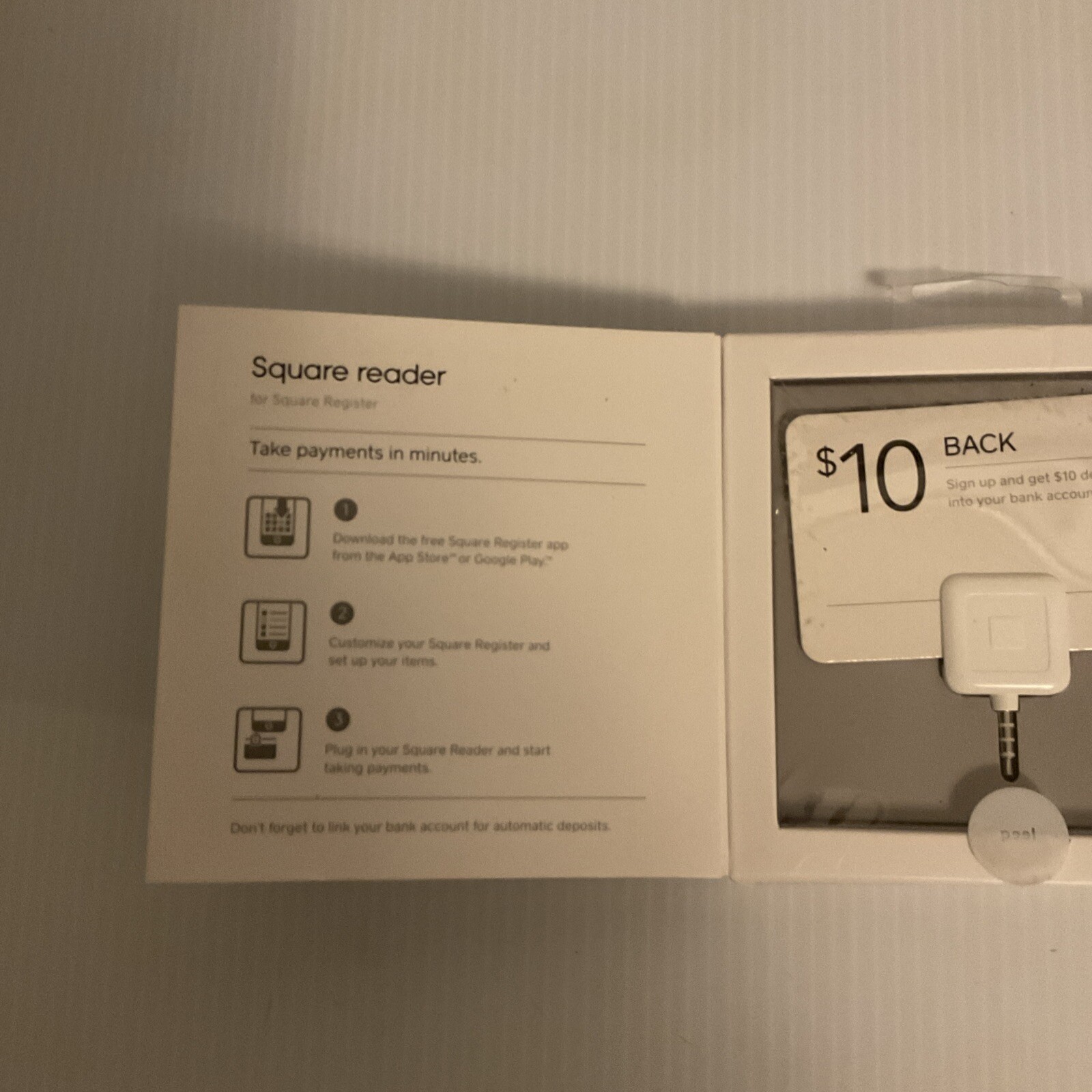 Square Credit Card Reader for Apple and Android Phones New