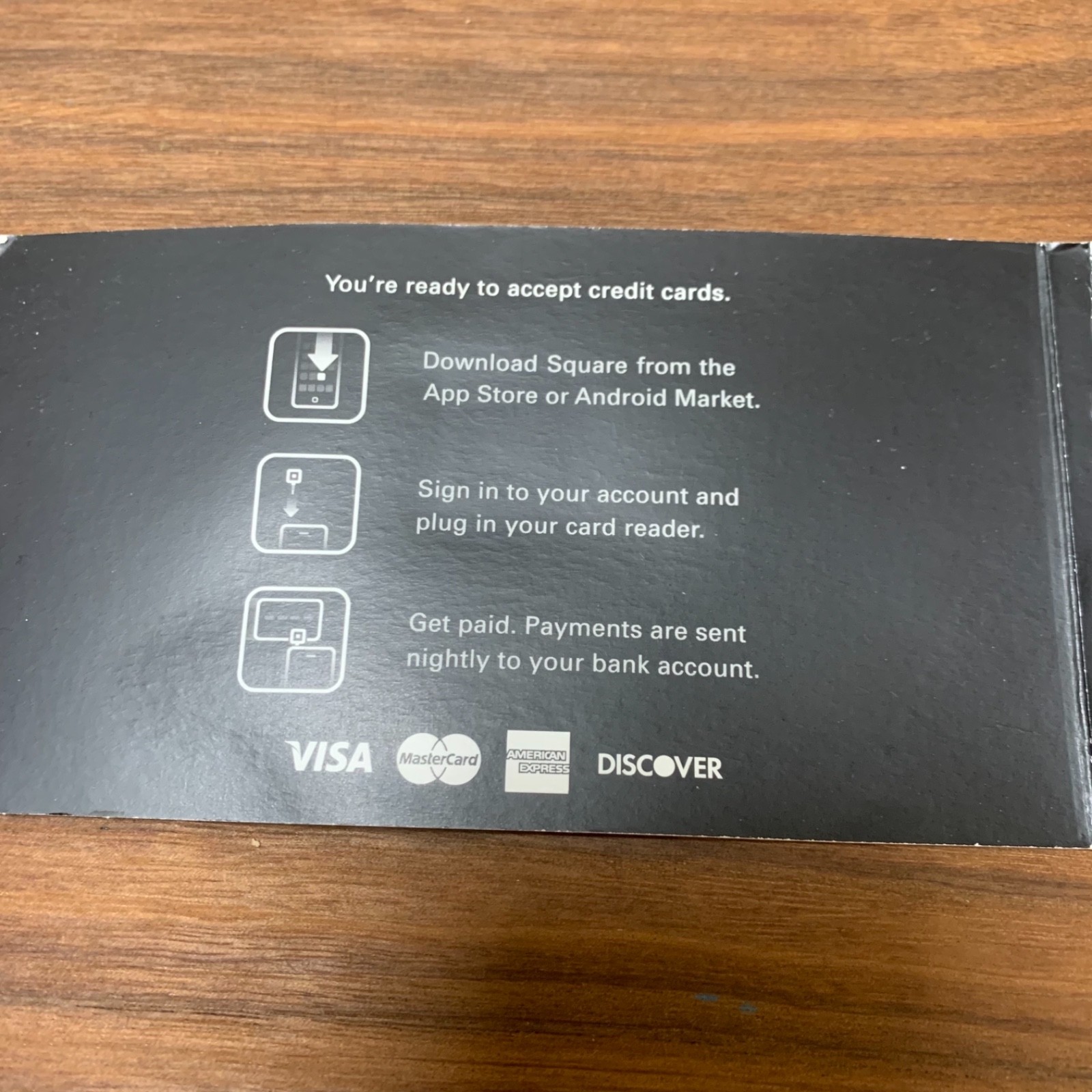 Square Reader Credit Card Reader for MagStripe Headphone Jack Open Box