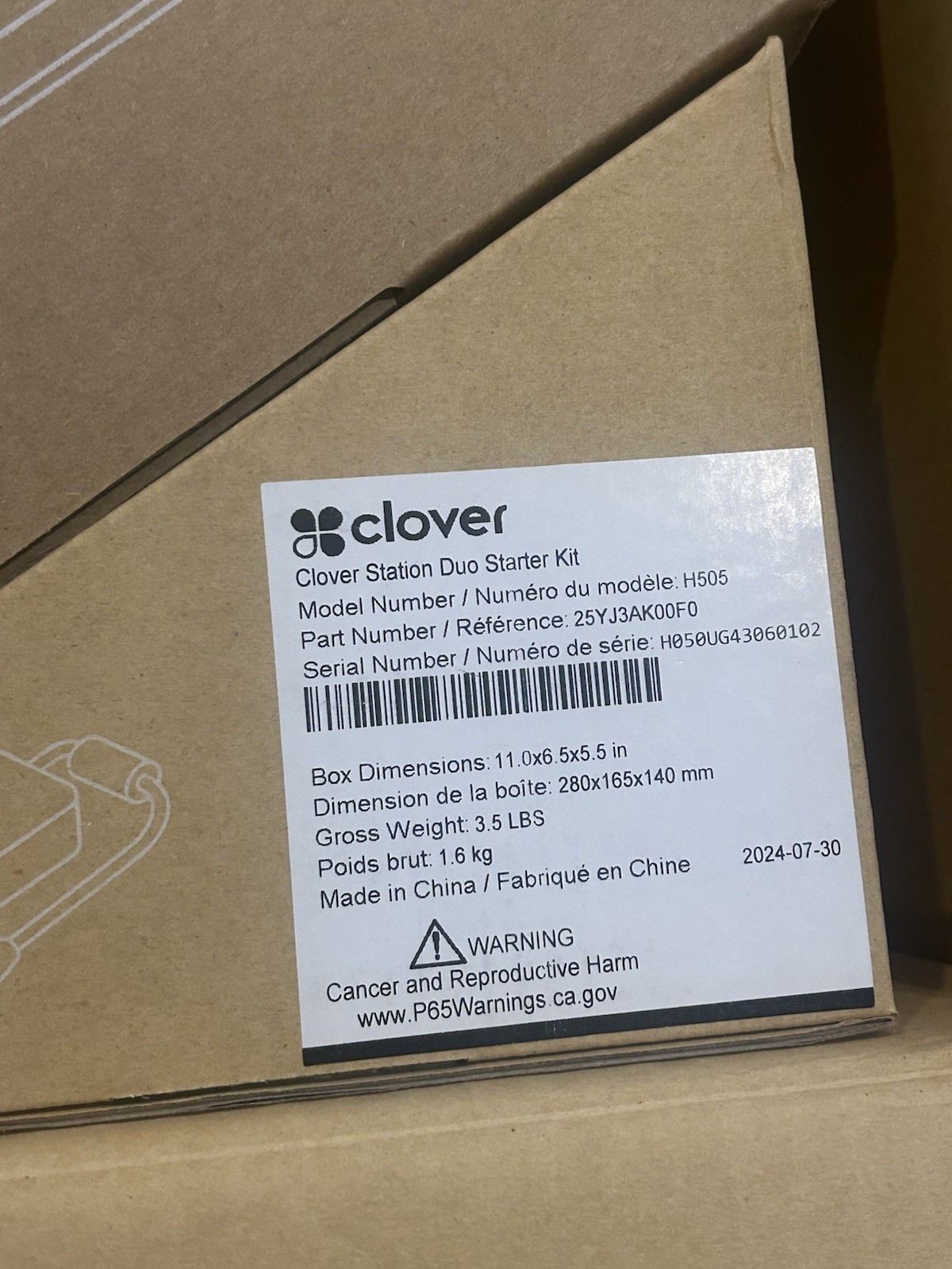 Brand New Clover Station POS Terminal System Duo Full Bundle Unlocked in Box