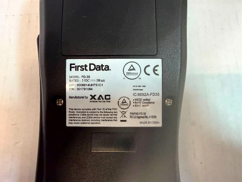 First Data FD-35 PIN Pad Payment Terminal Card Reader (15B-B2)