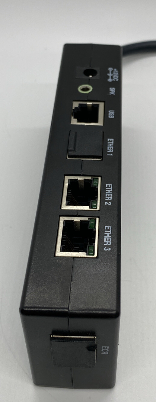 Verifone 24173-02-R Rev E01 Purple Multi Port Ethernet Switch, 12V DC 1.5 Amps