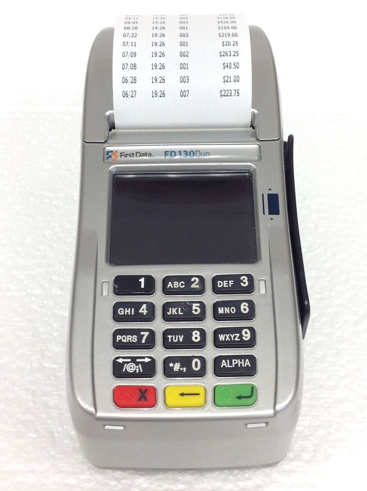 12x FIRSTDATA FD130DUO Credit Card Terminal w/Label Paper WORKING FREE SHIP
