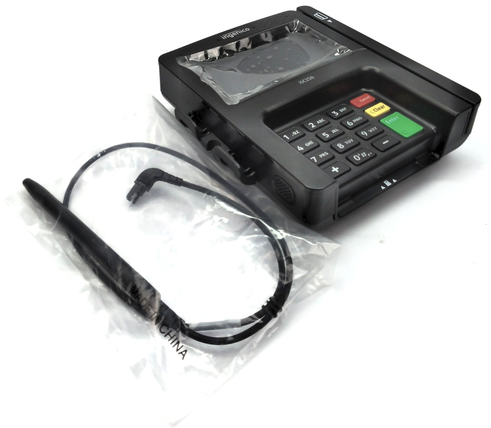 Ingenico ISC250 Terminal Credit Card Machine with Stylus Pen ISC250-USSCN03A