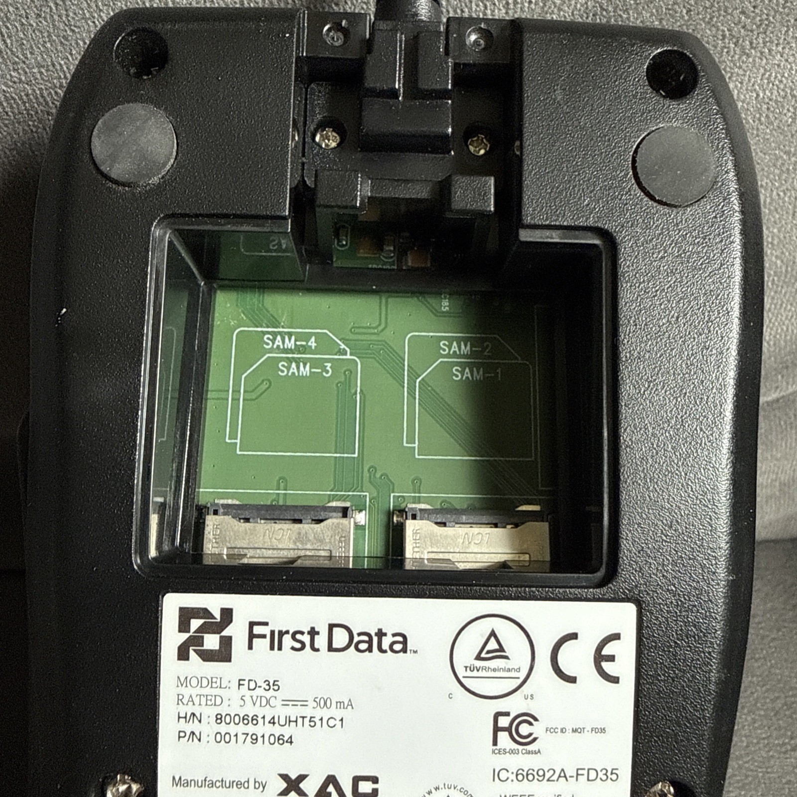 First Data Pin Pad With Wells Encryption – Gray EMV Apple Pay Android Pay & Tap