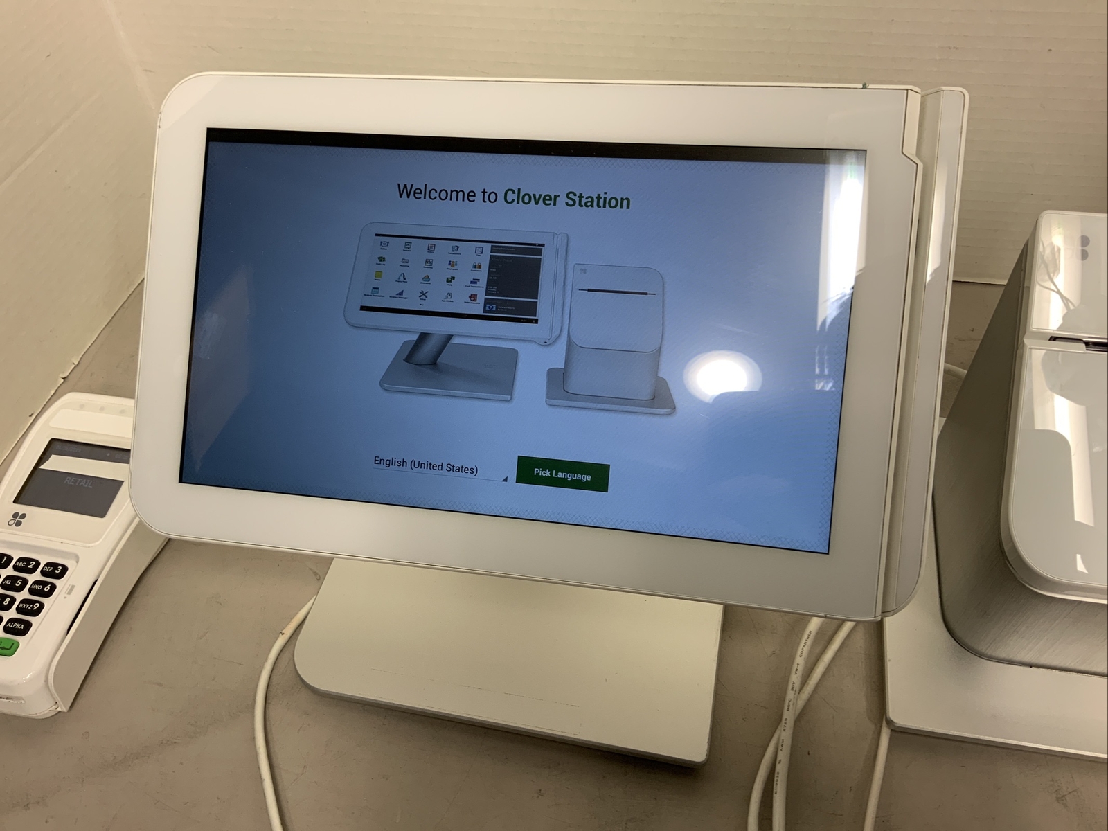 Clover 1.0 POS System w/ Printer C100 + P100 & Keypad (Merchant Locked) #18