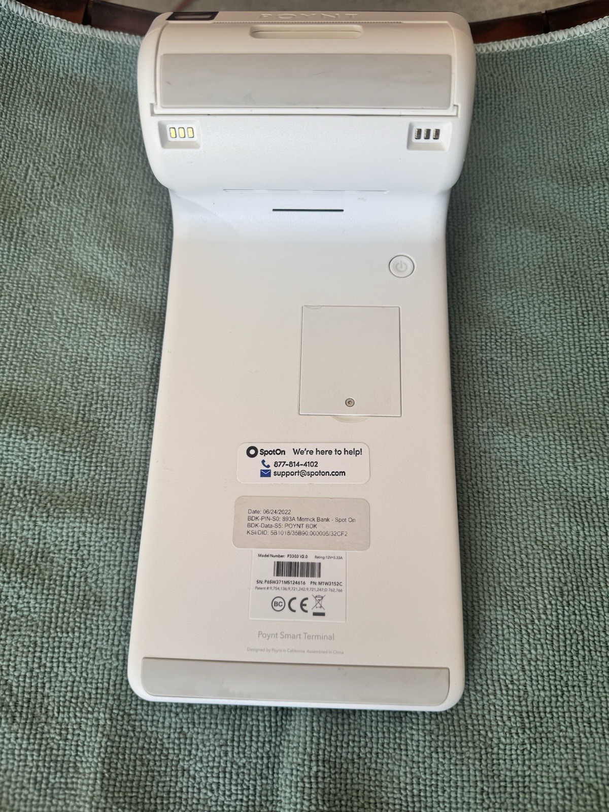 Poynt P3303 V2.0 Credit Card Terminal POS Reader P3303 V2.0