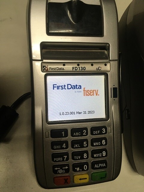 FirstData FD 130 Credit Card Reader 001805064