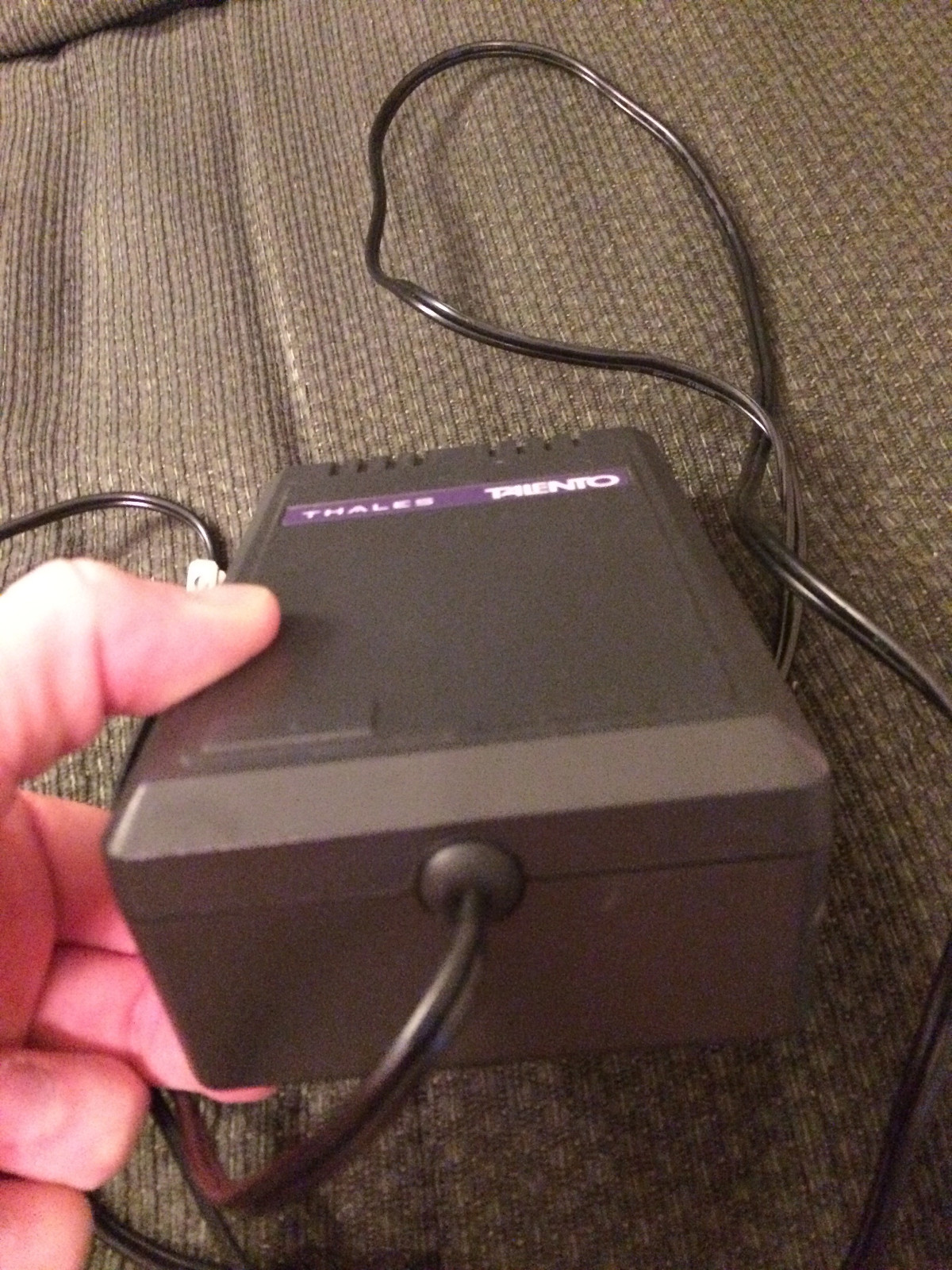BLACK THALES POWER & INTERFACE UNIT TALENTO CREDIT CARD DEVICE CORD!