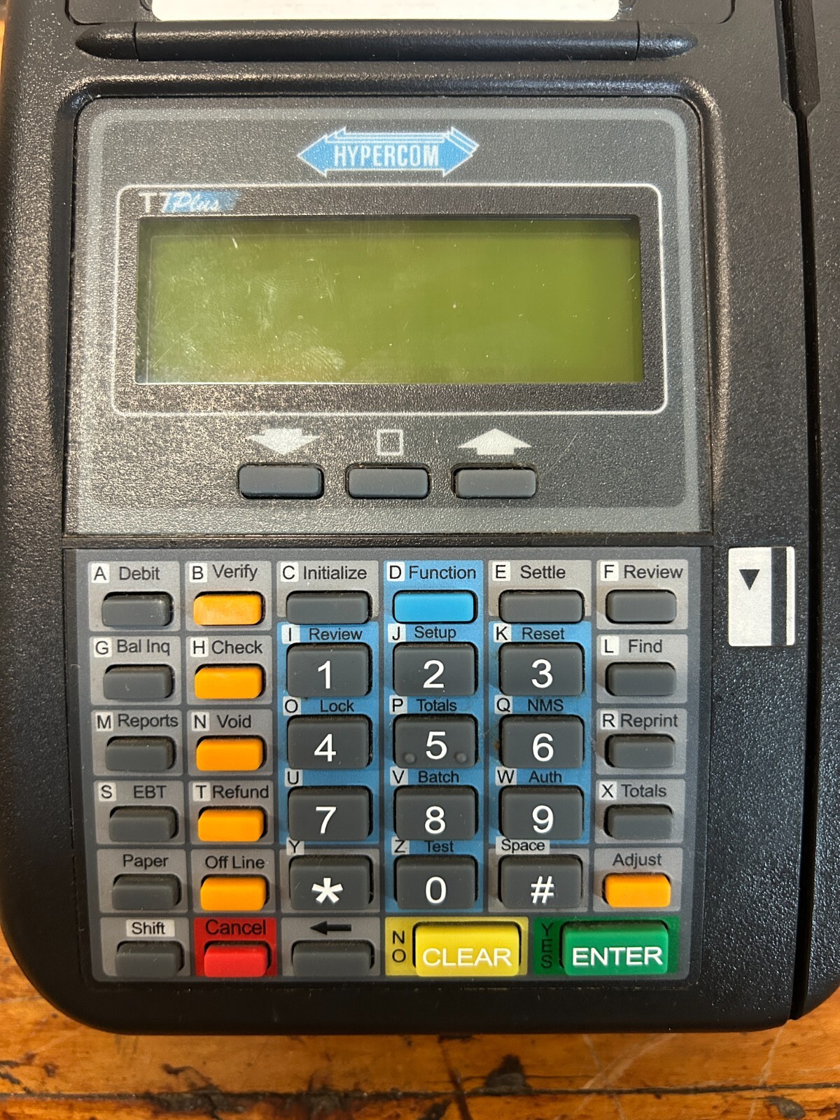 Hypercom T7Plus Credit Card Machine Reader Terminal Lot of 2 Good For Parts