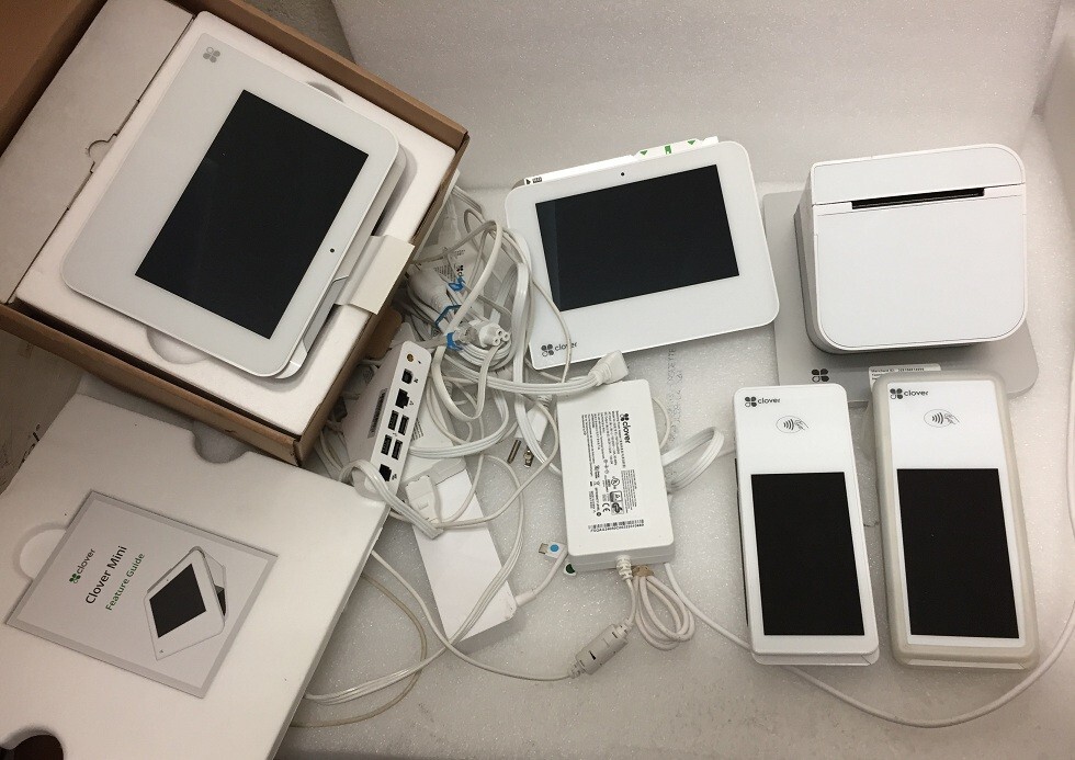 Clover Networks P500 Station Printer w 1 C503 & C 300 and more { UNTESTED }