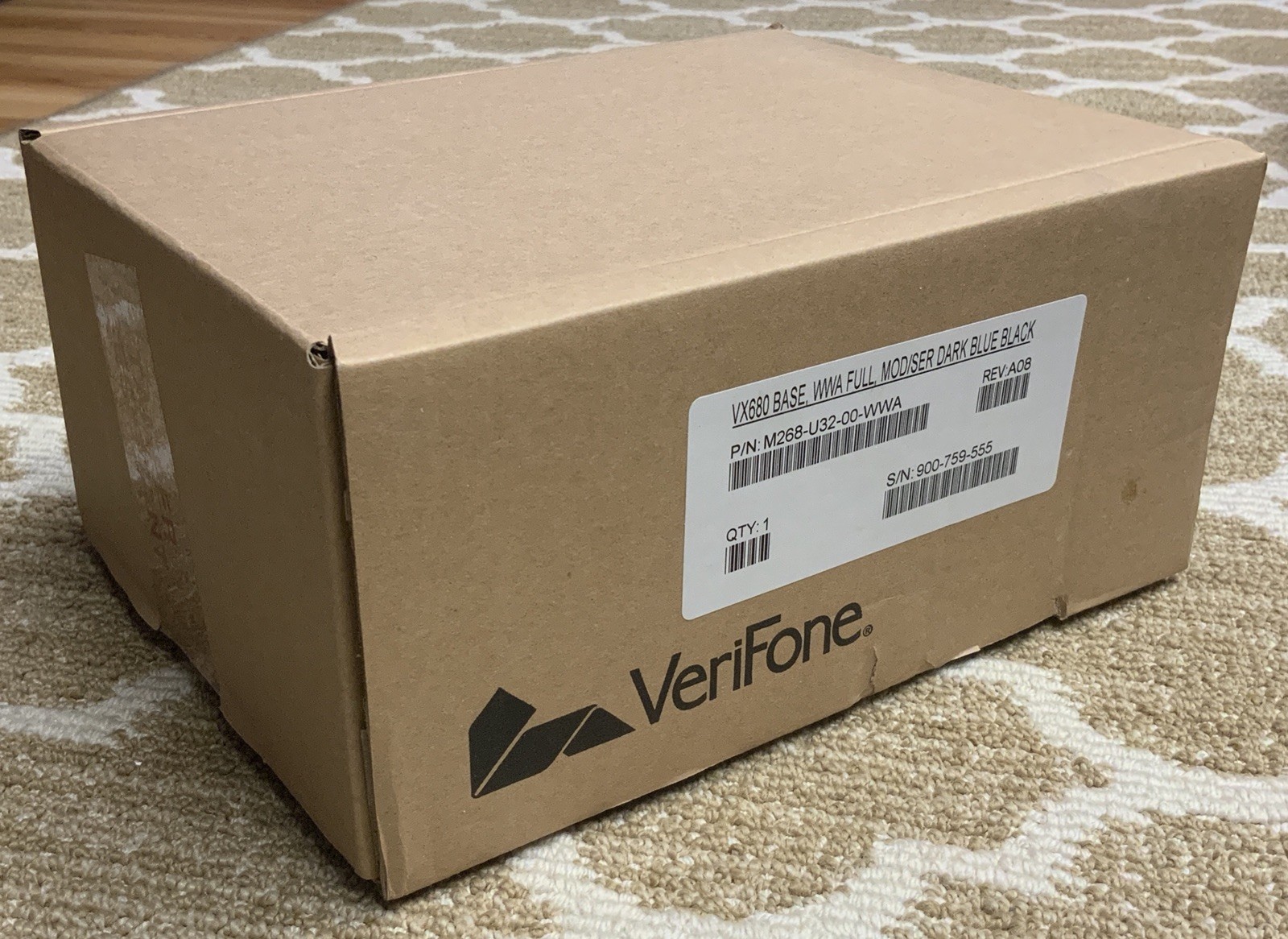 NEW VeriFone VX680 Full Featured Base M268-U32-00-WWA Dark Blue Black SEALED!