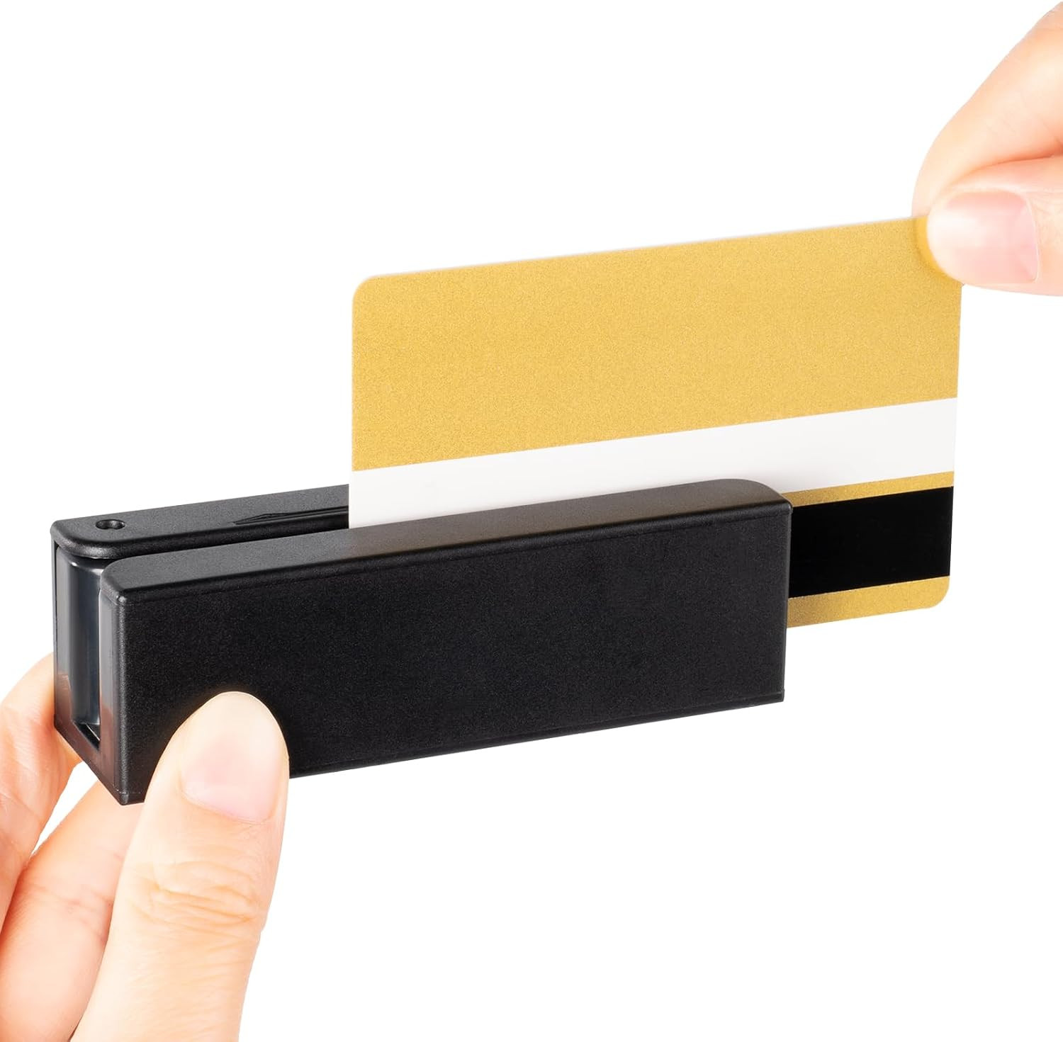 Msr90 Swiper Magnetic Credit Card Reader USB 3-Tracks Hi/Lo Data Collector, Mini