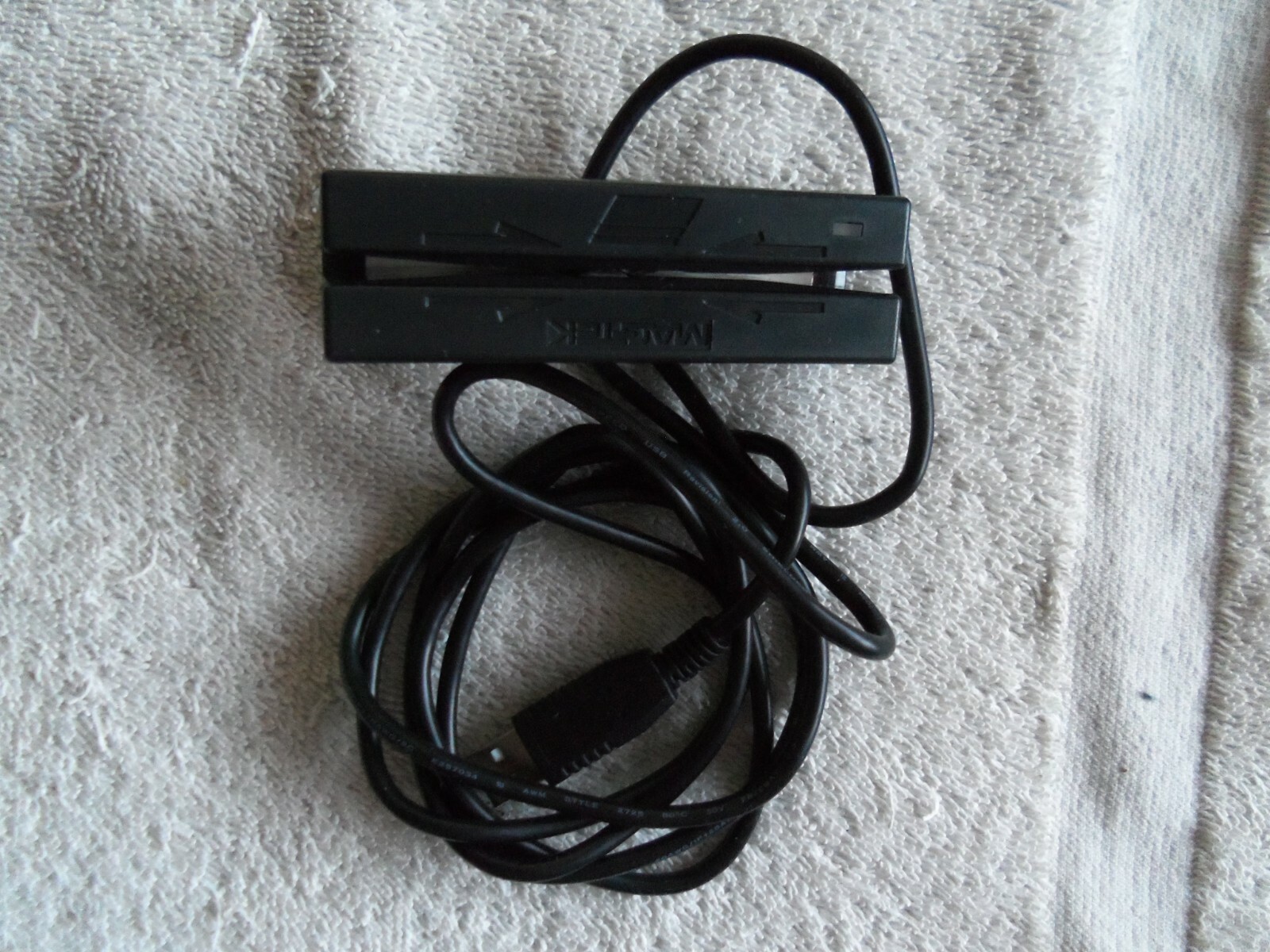 lot of 2 magtek dual head swipe usb card reader