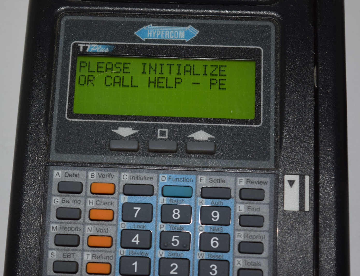 Hypercom T7Plus POS Credit Card Machine Terminal with OEM Power Supply