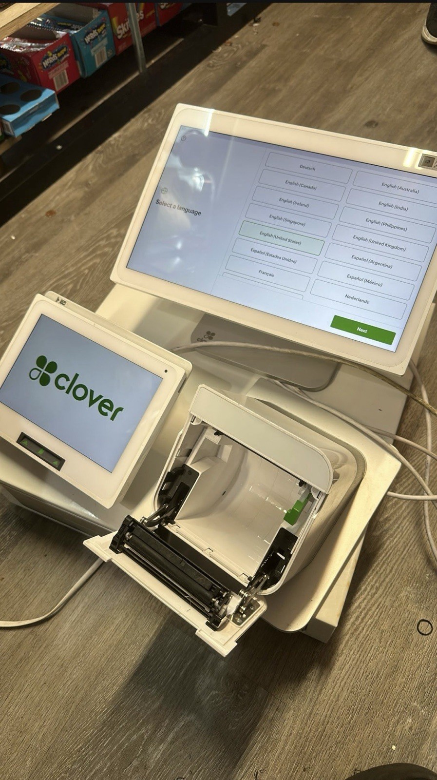 Clover POS System All In One Comes With Cash Drawer, Printer, Credit Card Reader