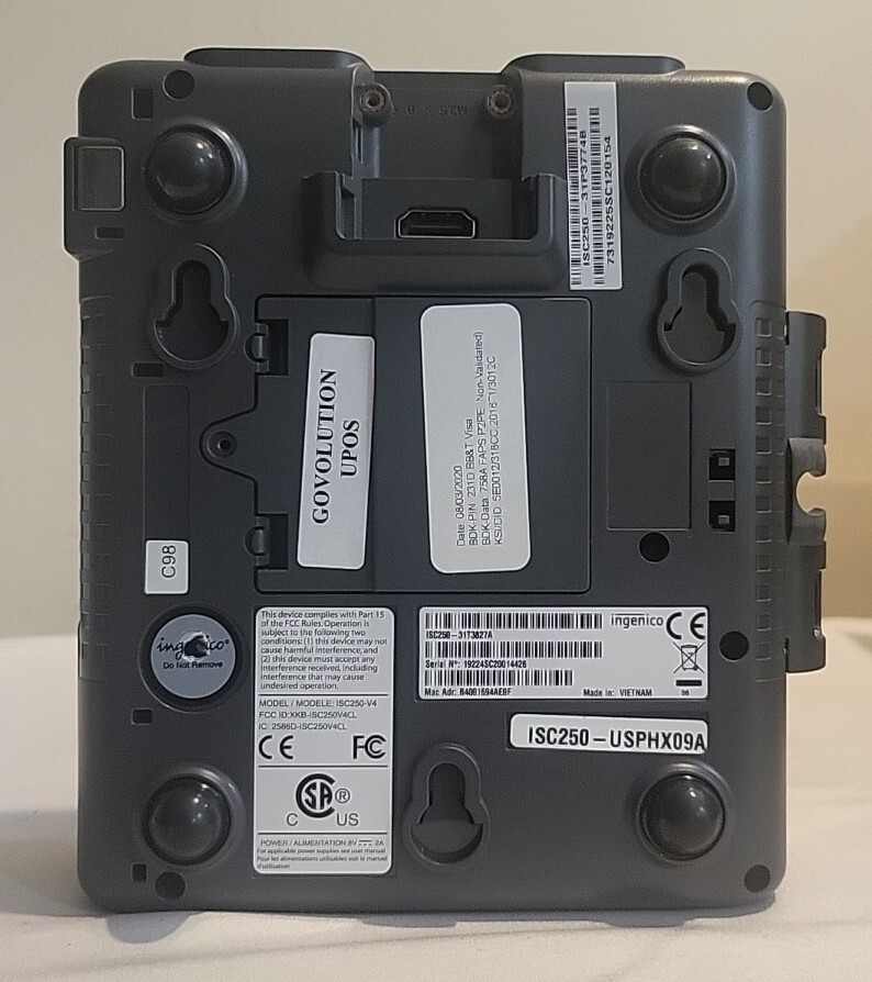 Ingenico iSC Touch 250 Payment Terminal