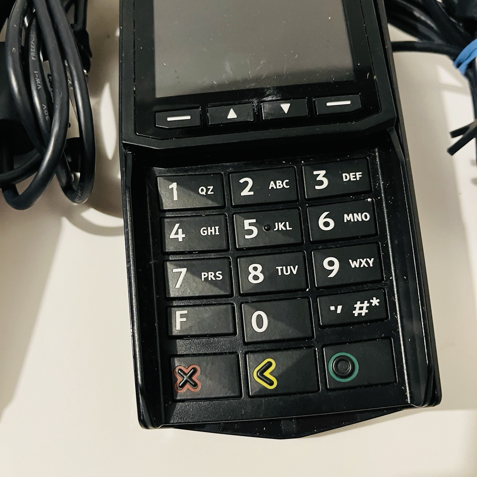 Lot of 4 Ingenico Lane/3000 Credit Card Reader Terminals Tested No Power Supply