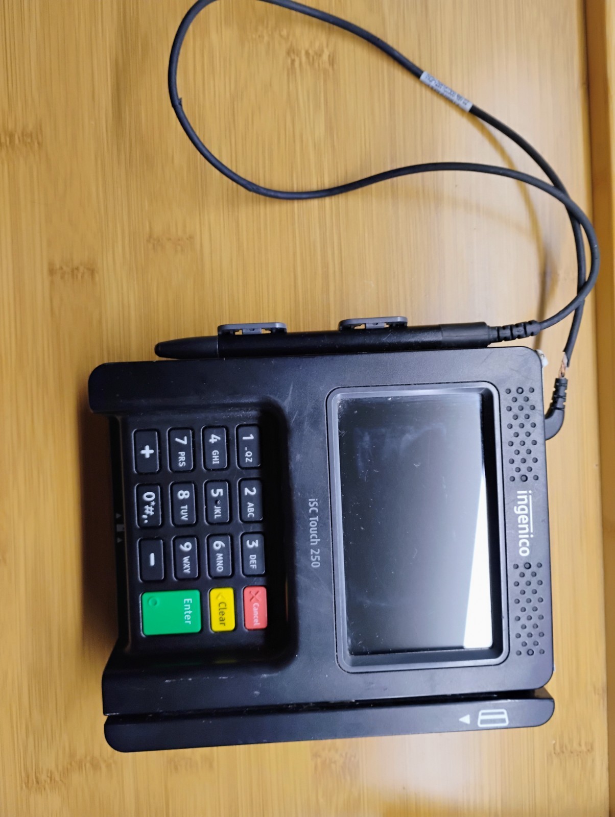 Ingenico iSC Touch 250 POS Payment Terminal ISC250-31T2591B (Extra Power Adapter