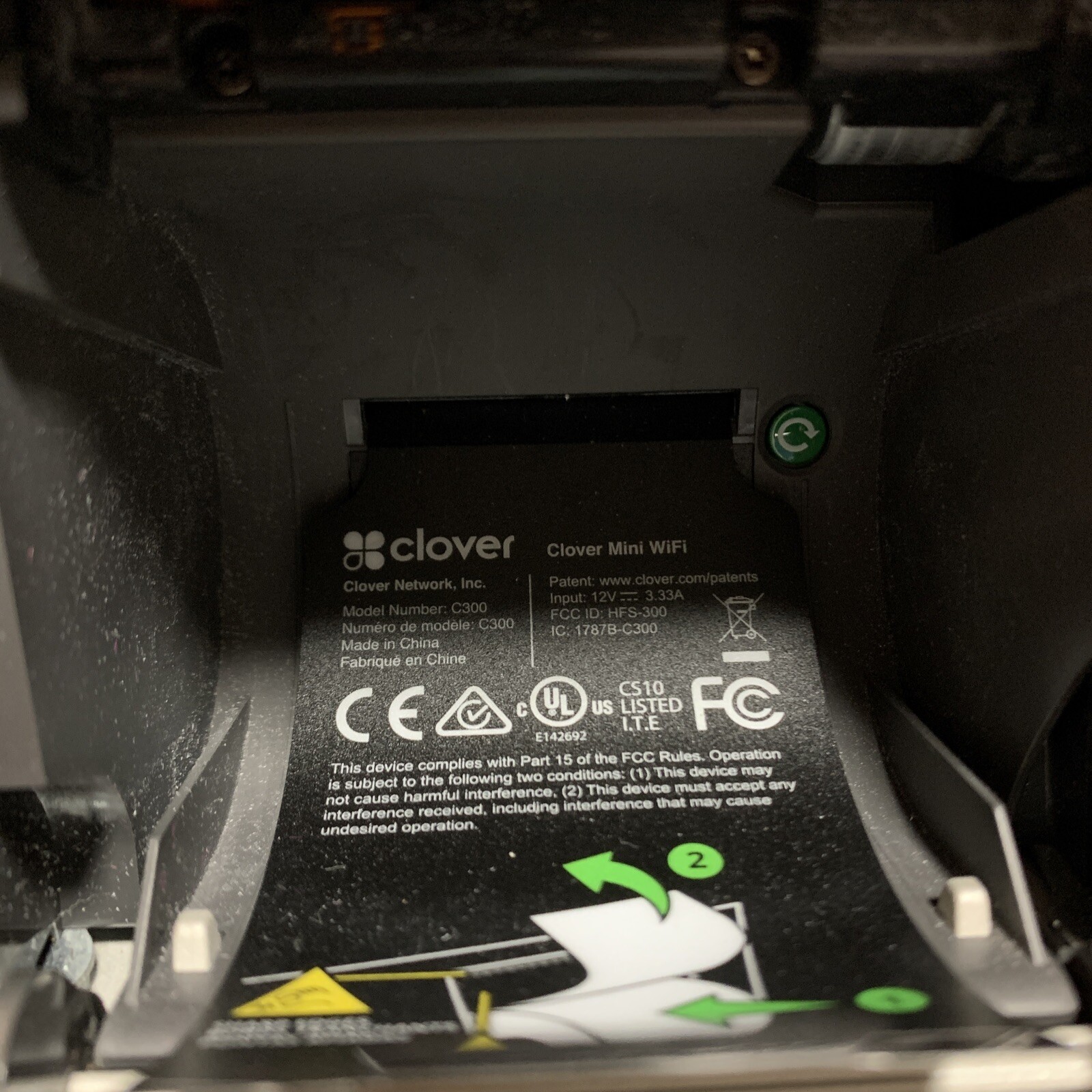 Clover Mini Wi-Fi Point of Sale System POS Model: C300