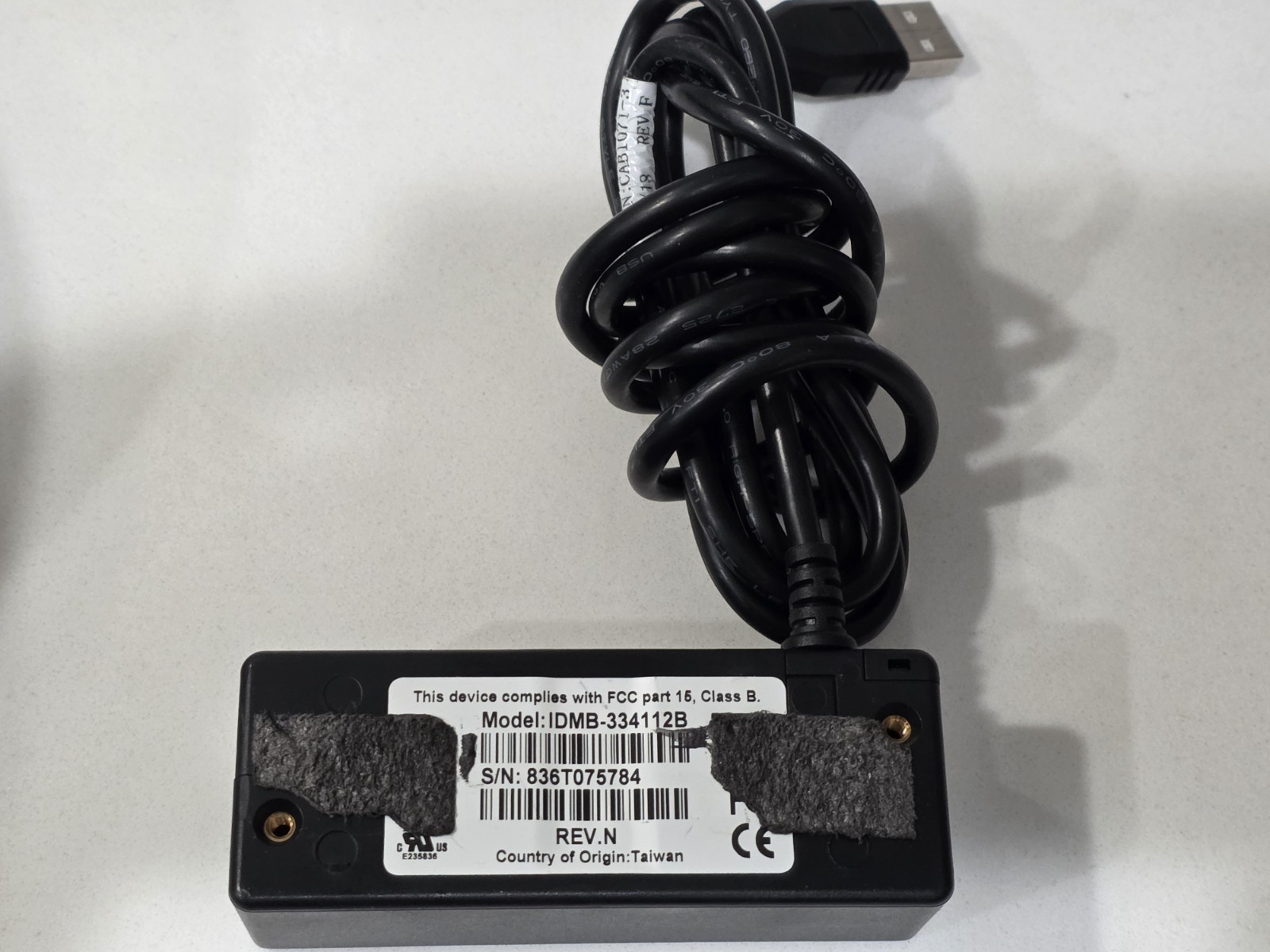 ID Tech IDMB-334112B USB Magnetic Strip Reader – Black