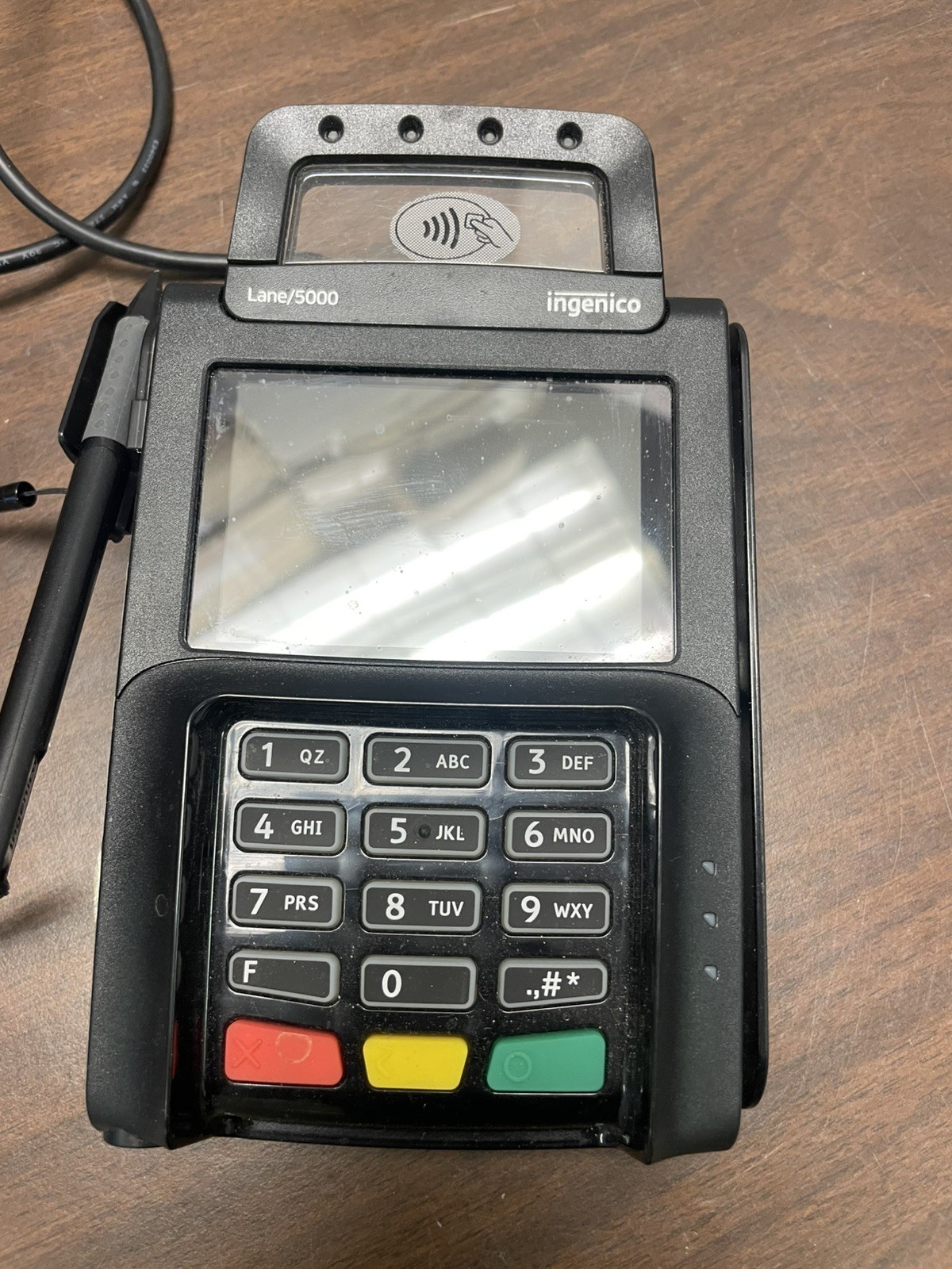 Ingenico Lane 5000 Credit/Debit Card Pinpad Terminals with Stylus-USED