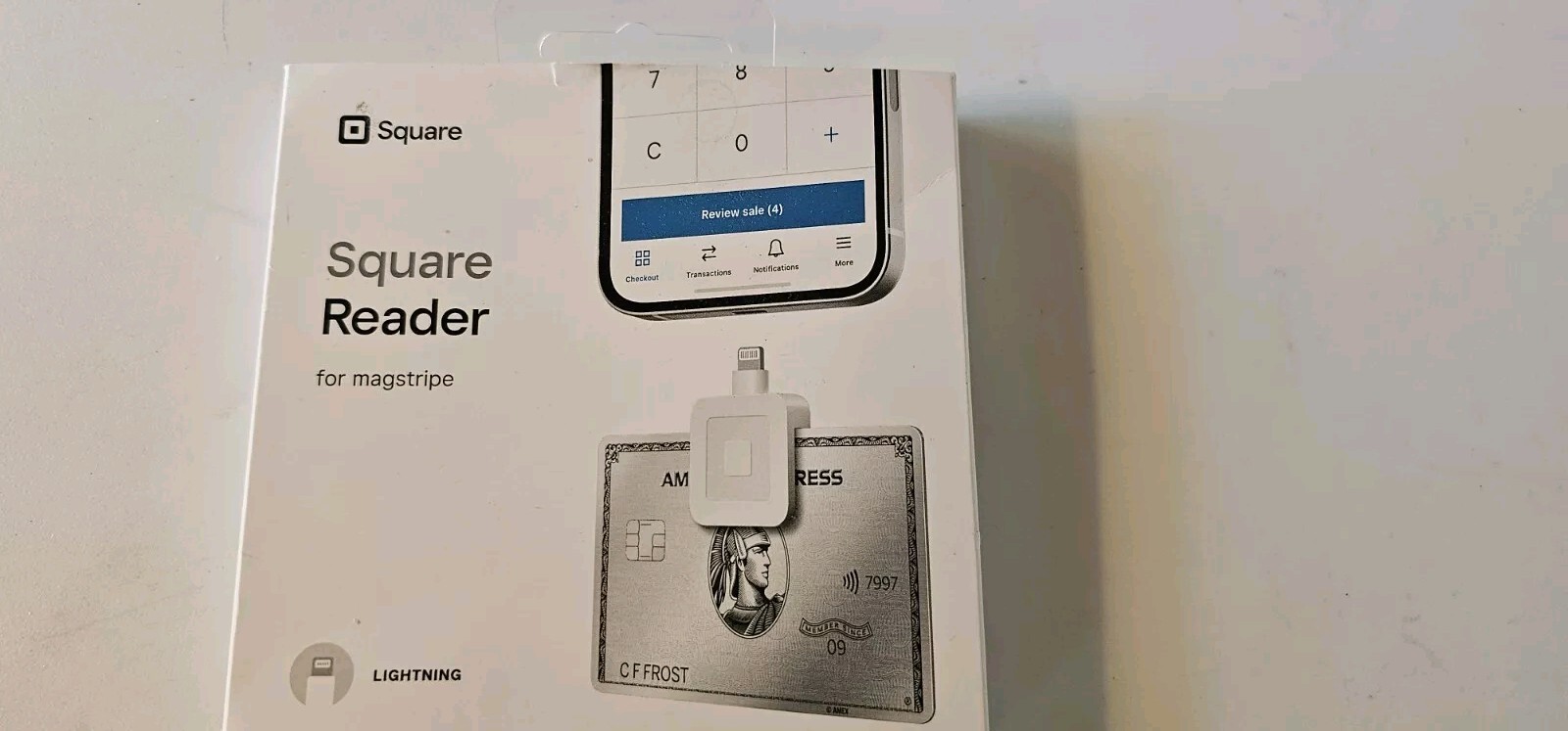 Square Reader for Magstripe (With Lightning Connector) Made For iPhone/iPad