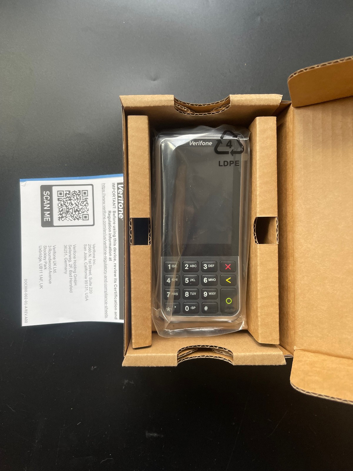Verifone V400M Portable Touch Credit Card Payment Terminal 4G New TSYS