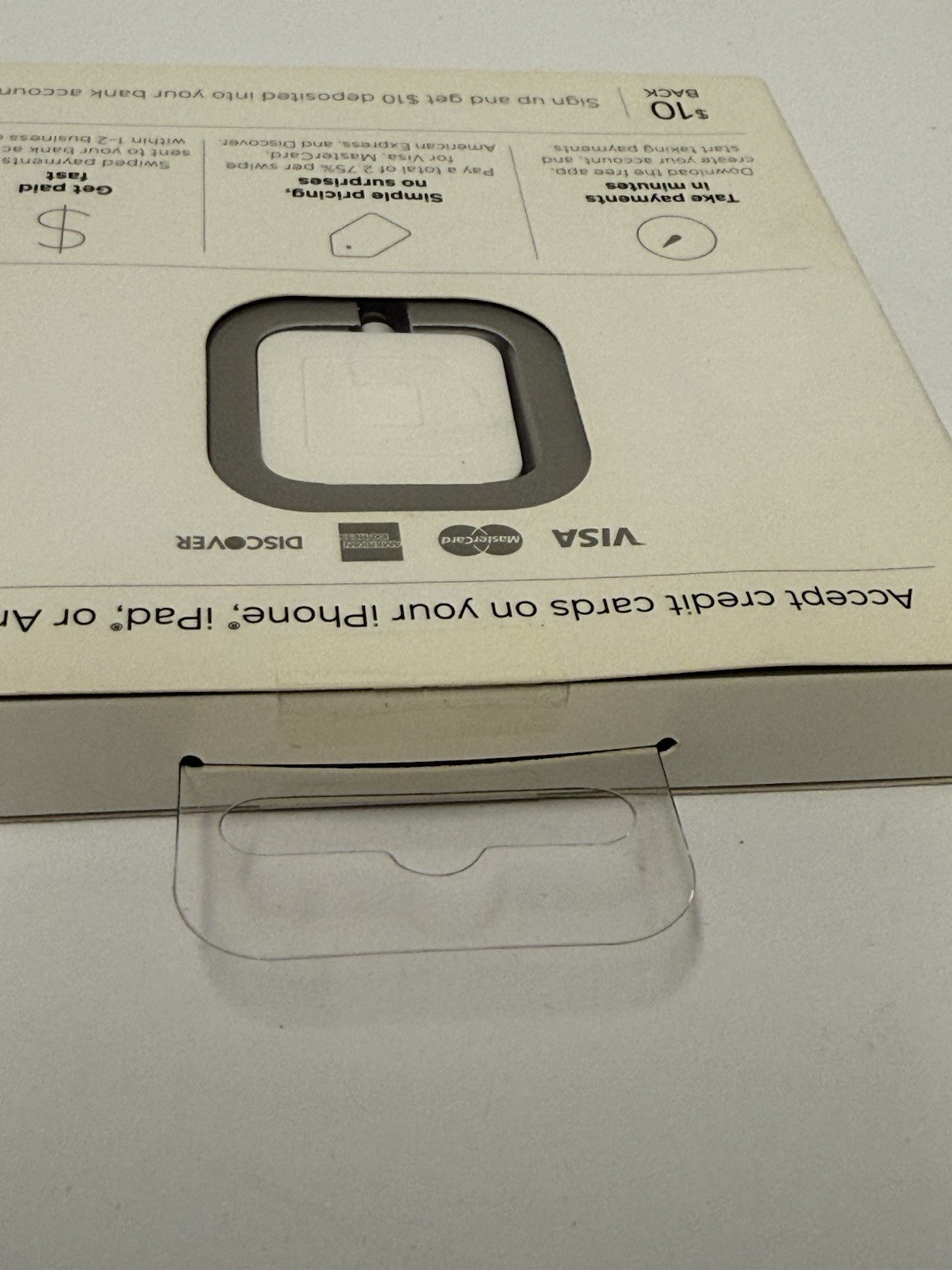 NEW Square Credit Card Reader for iPhone, iPad and Android