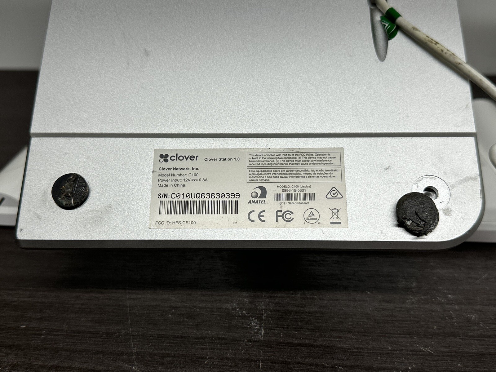 Lot Of 2 Clover Station 1.0 C100 Point of Sale POS System – G77