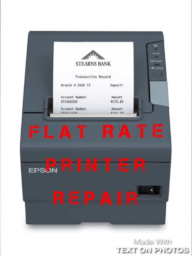 EPSON TM-T88IV Flat Rate Repair including all parts & labor 6 Month Warr. M129H