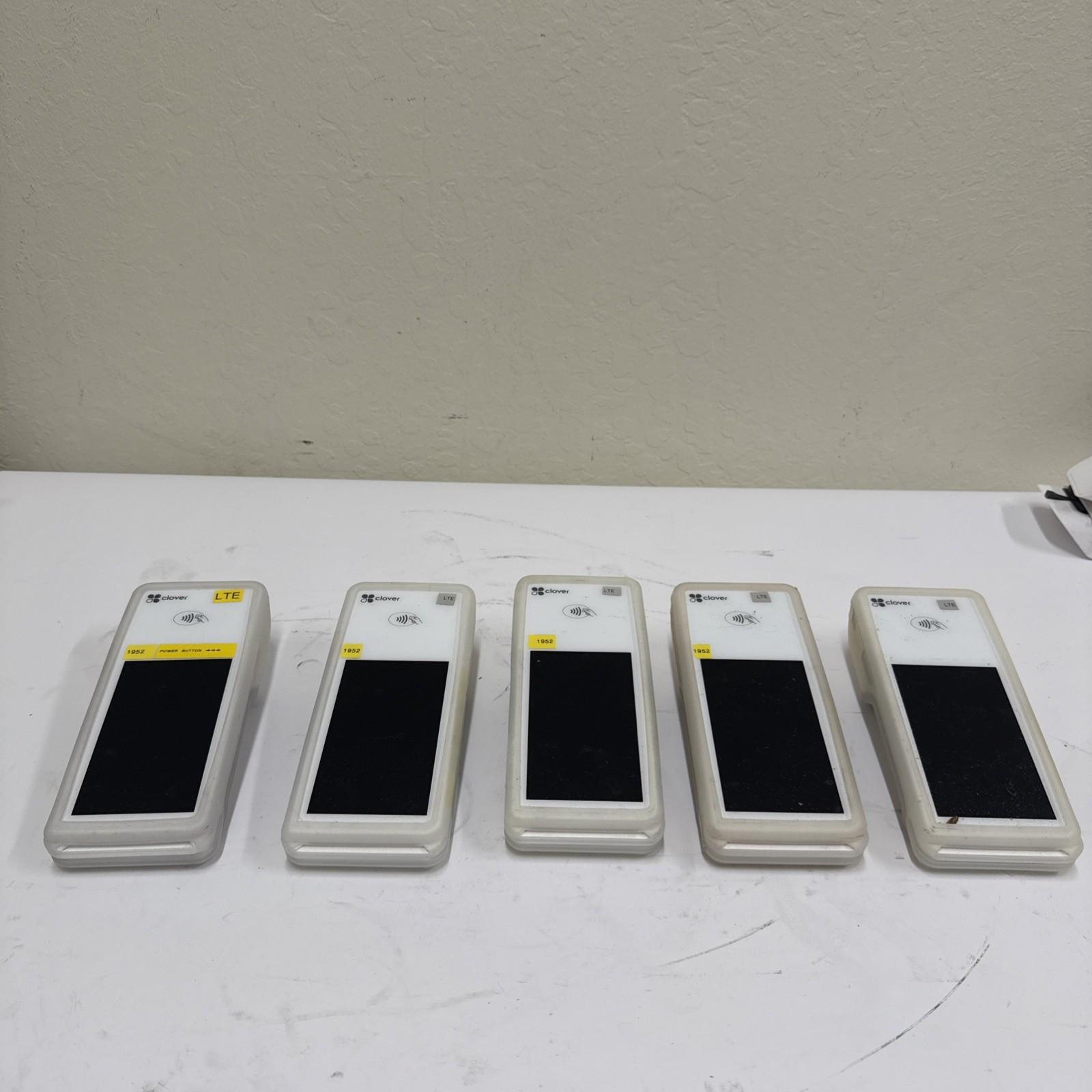 CLOVER FLEX C403 POS X2 WI-FI CELLULAR TOUCH HANDHELD Lot Of 5 *untested* READ