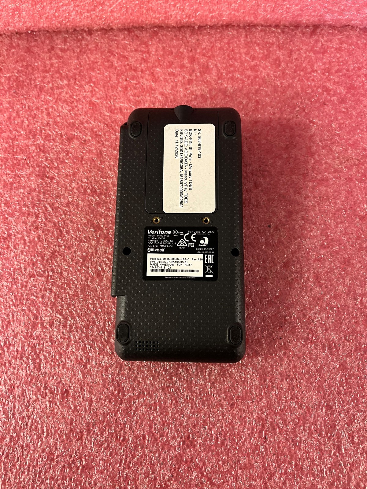 Verifone P400 Plus Stripe Credit Card Terminal M435-003-04-NAA-5