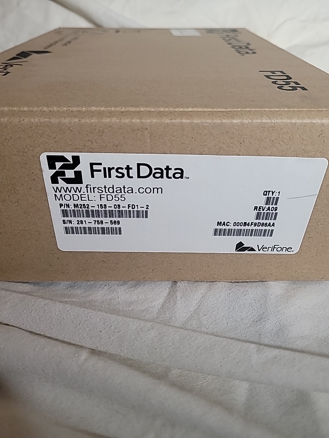 VeriFone POS Credit Card Terminal FD55 First Data