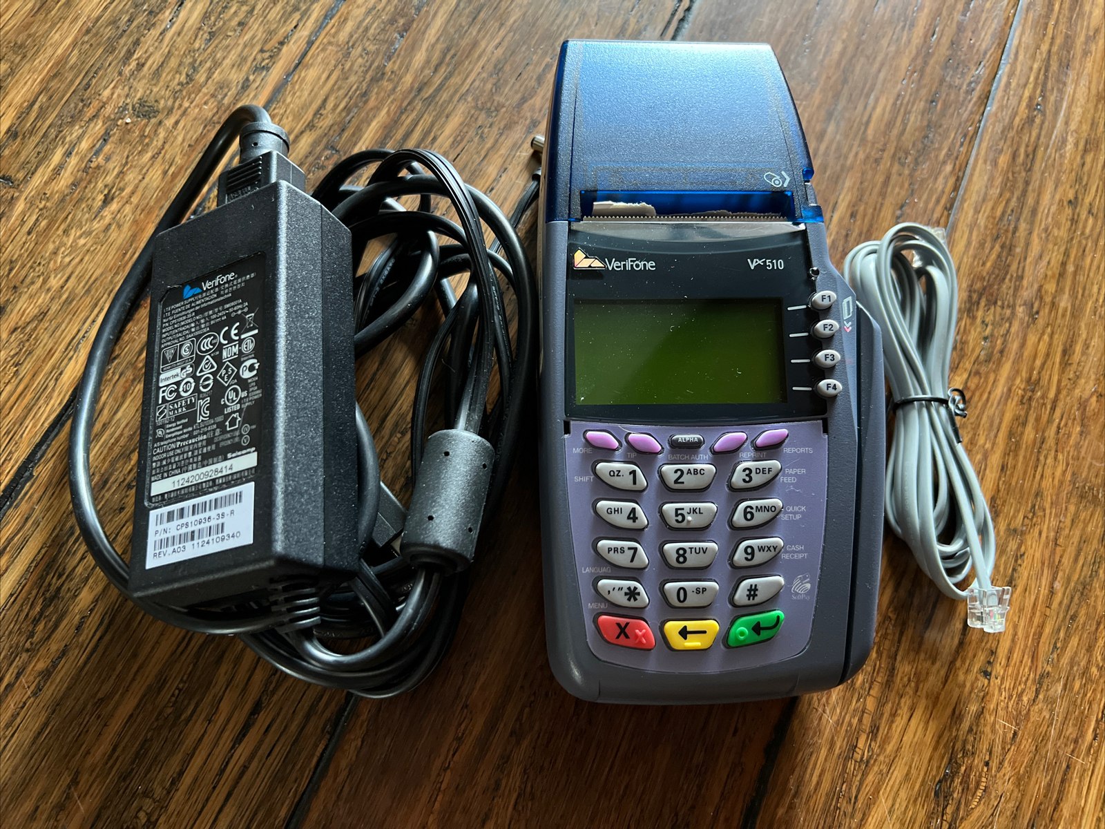 VERIFONE Vx510 Credit Card Terminal Reader Omni 5100 Vx 510 Veri Fone Scanner