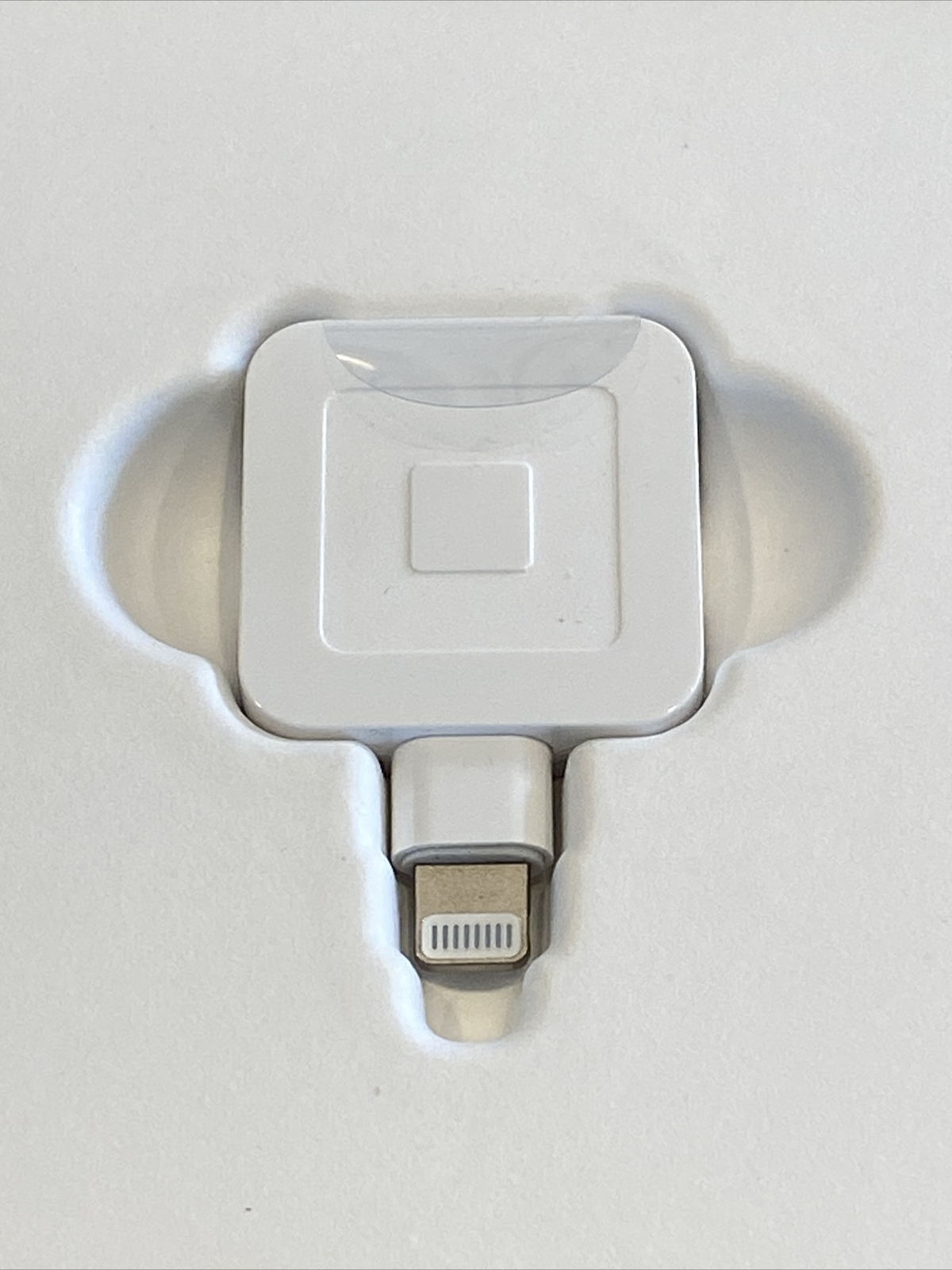 NEW Square – Magstripe Reader with Lightning Connector – Glossy White