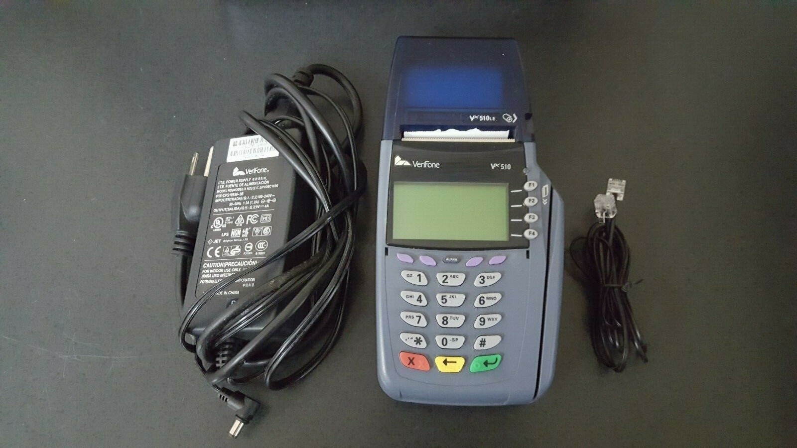 Verifone Vx510 Dial Credit Card Terminal – PCI Compliant Free Shipping
