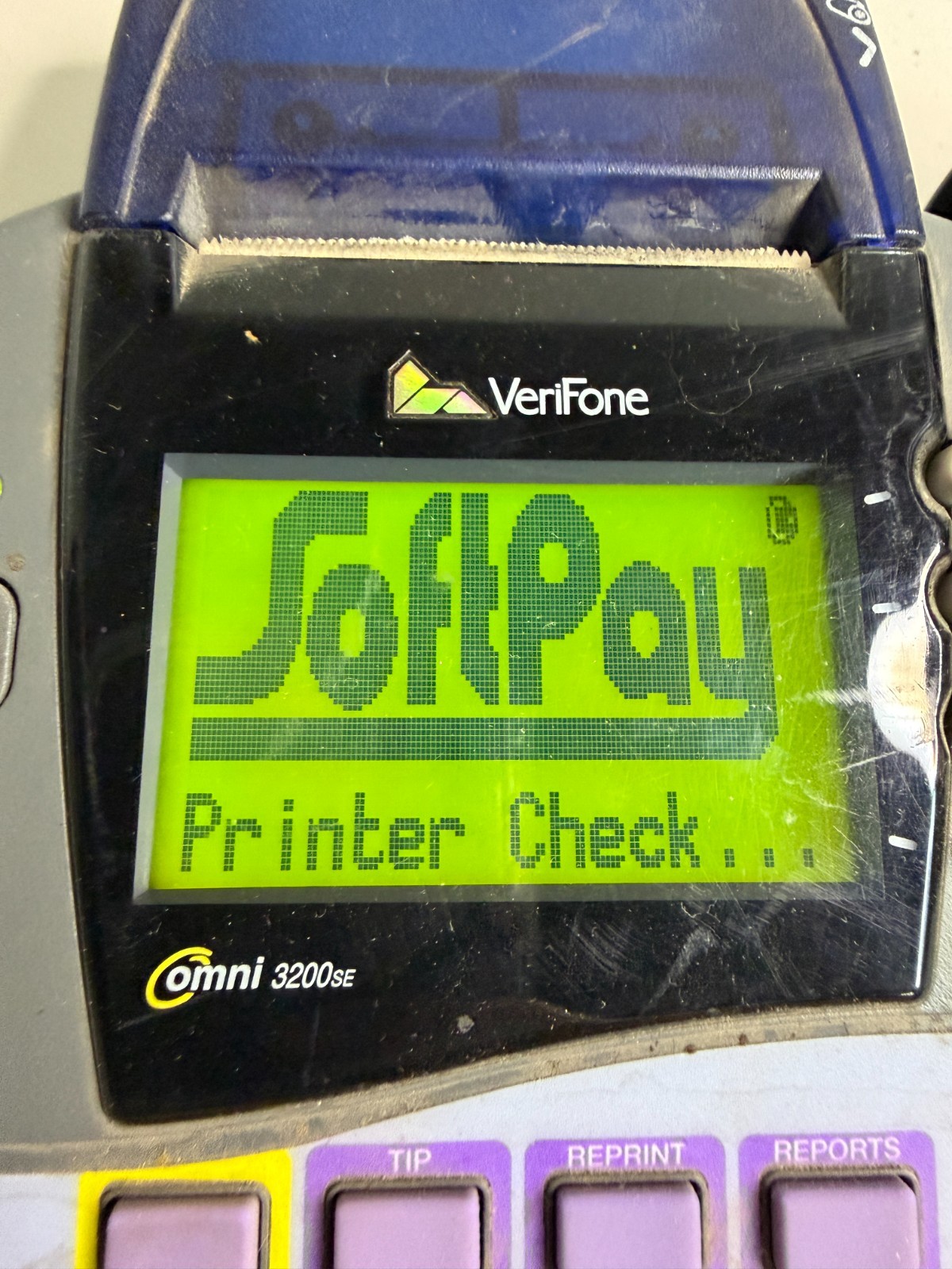 Verifone Omni 3200SE Portable LCD Display Credit Card Payment Terminal