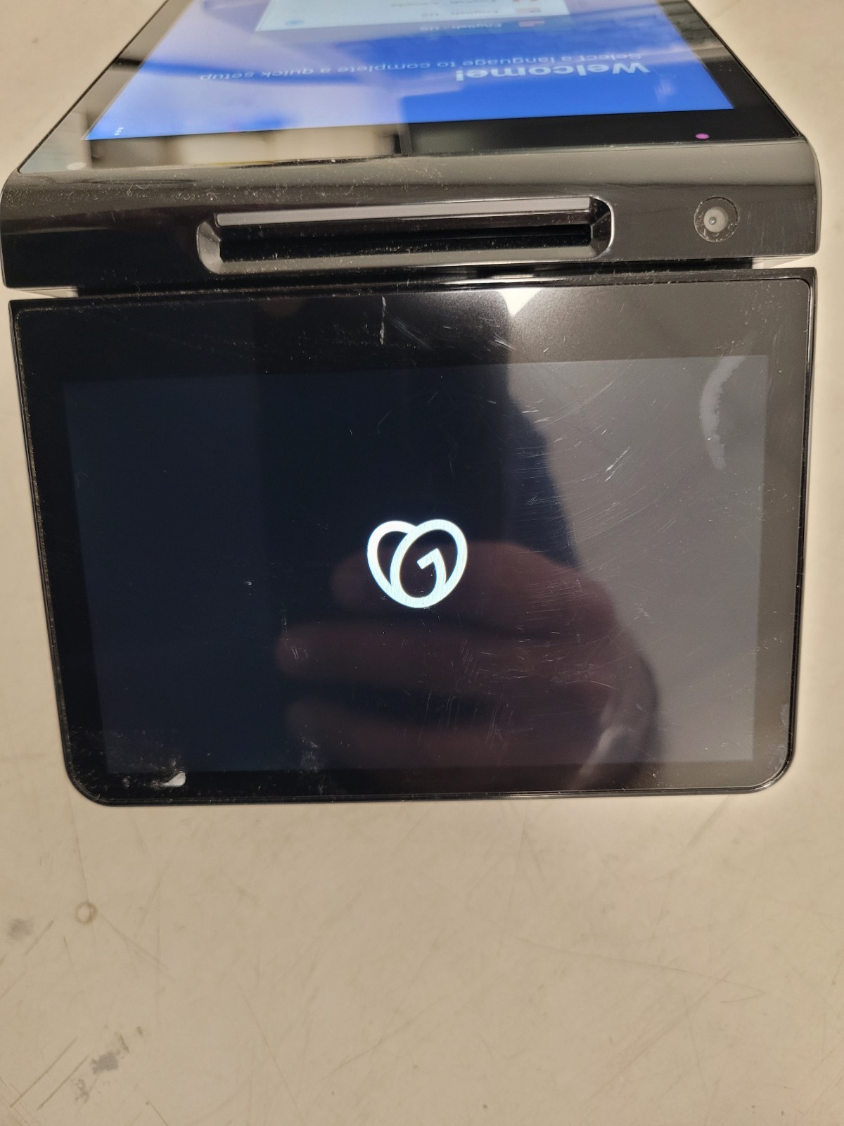 GoDaddy Poynt PST3 Smart Terminal Card Reader power on tested ST3SL245PY001281