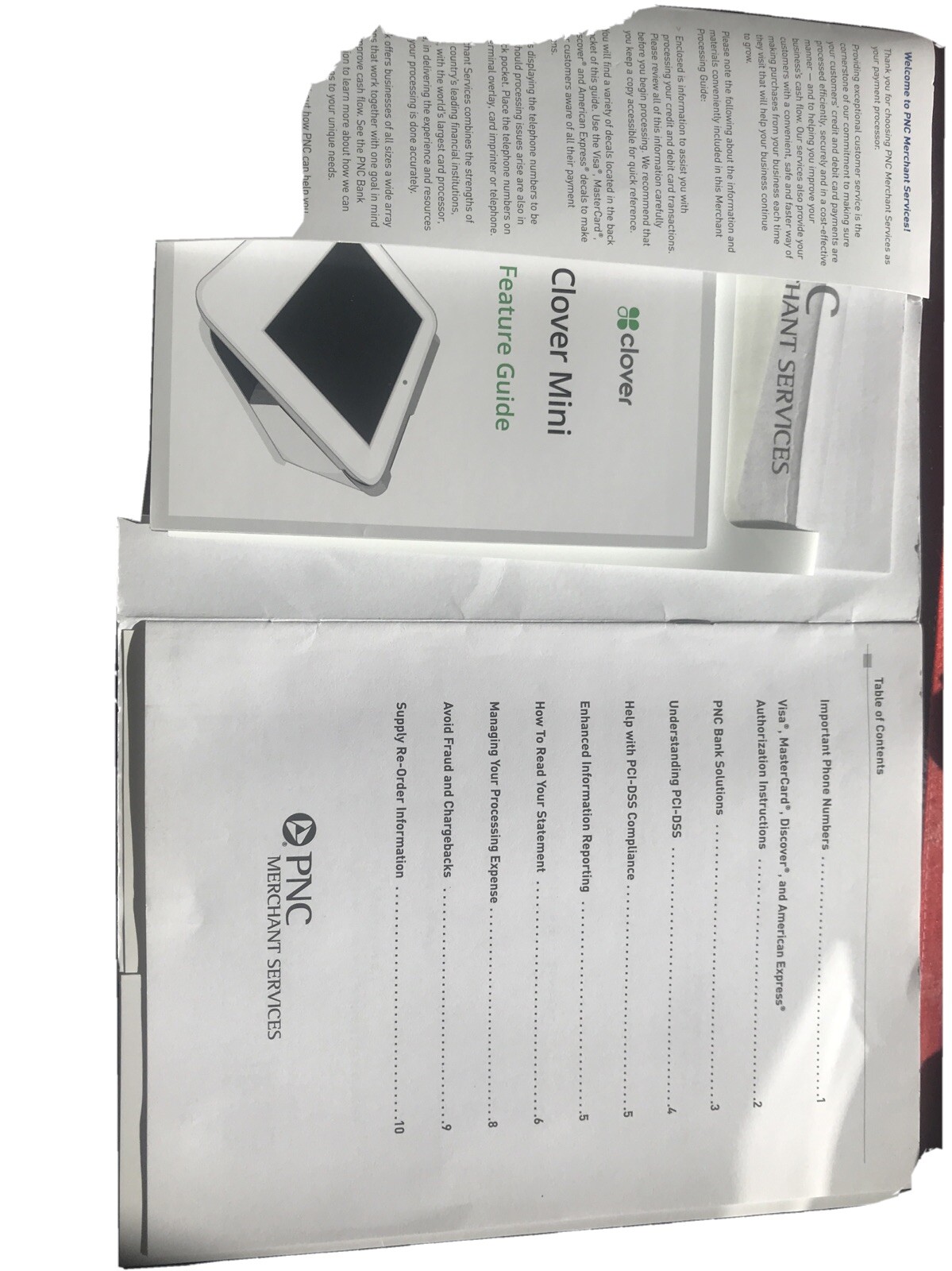 Clover Mini POS, Credit Card Machine