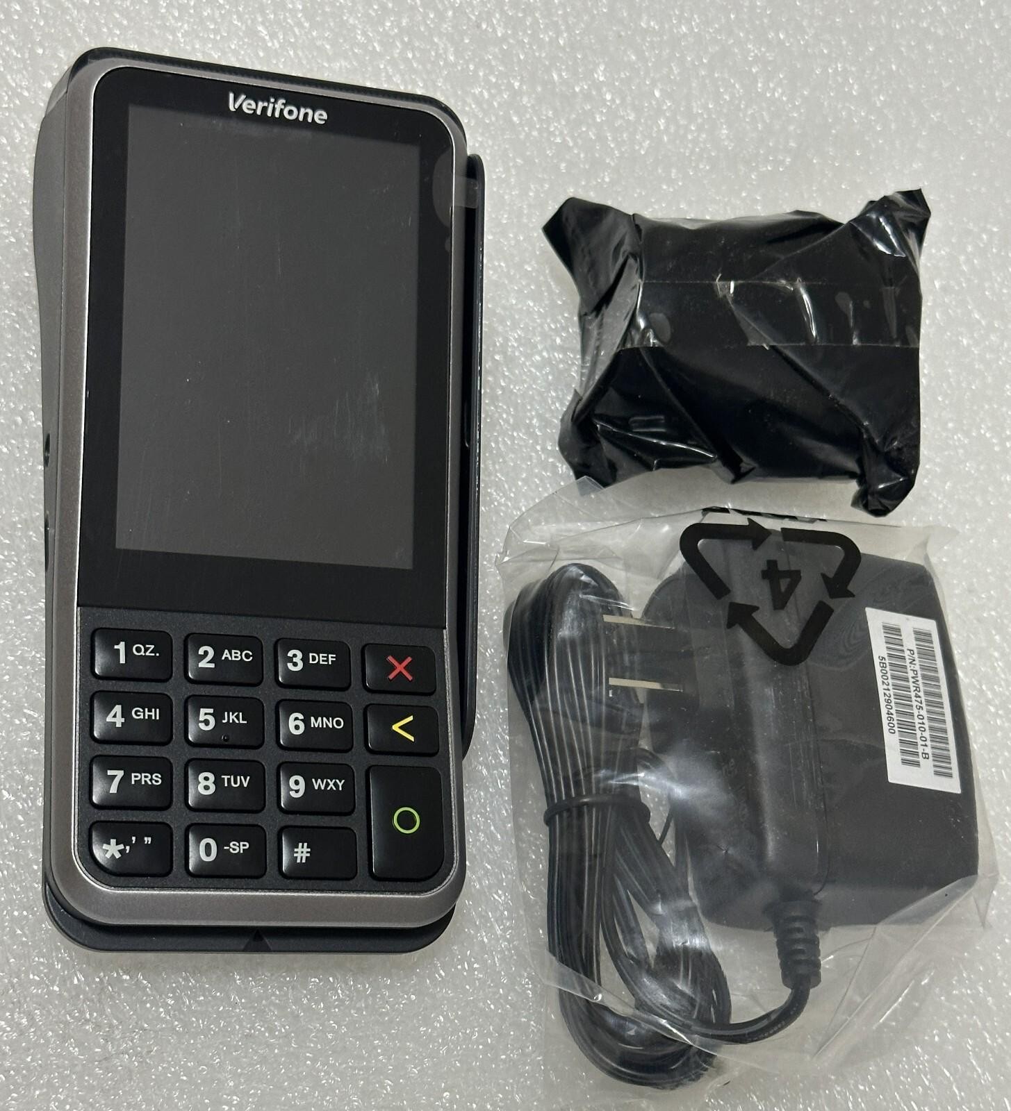 VERIFONE ENGAGE M475-013-34-NAA-5 PORTABLE TOUCH V400M 4G/BT/WIFI STD KPD CTLS